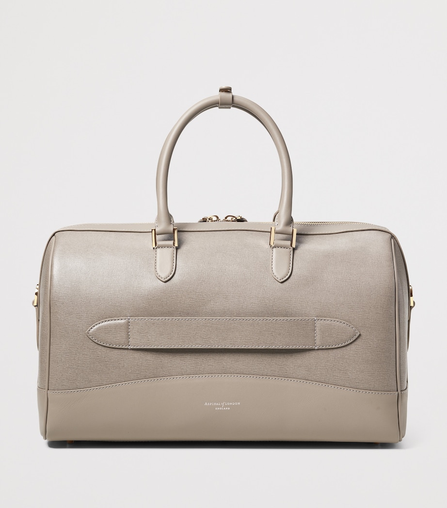 Leather Connaught Holdall TAUPE Image 3