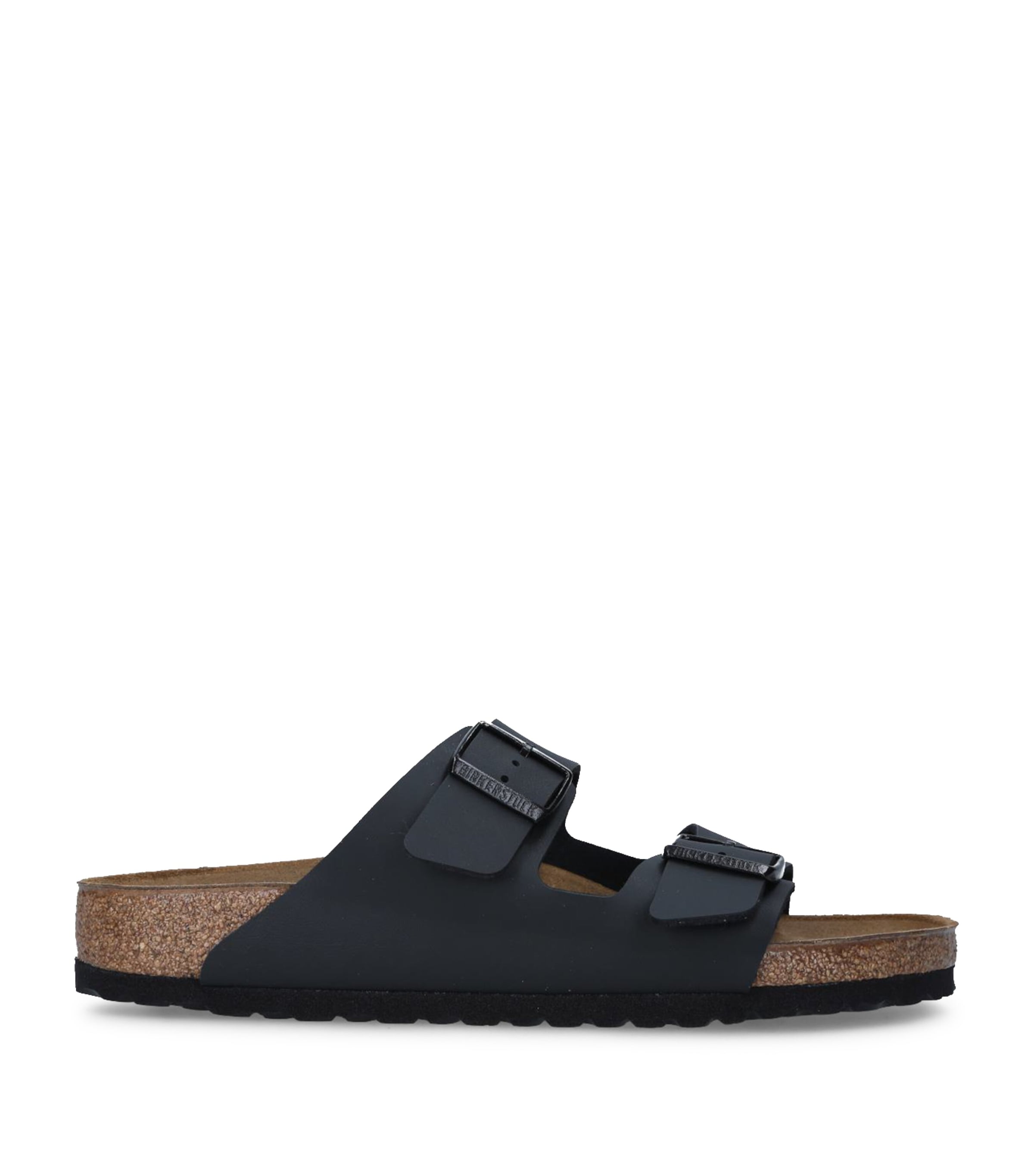 Birkenstock Leather Arizona Sandals Black Image 3