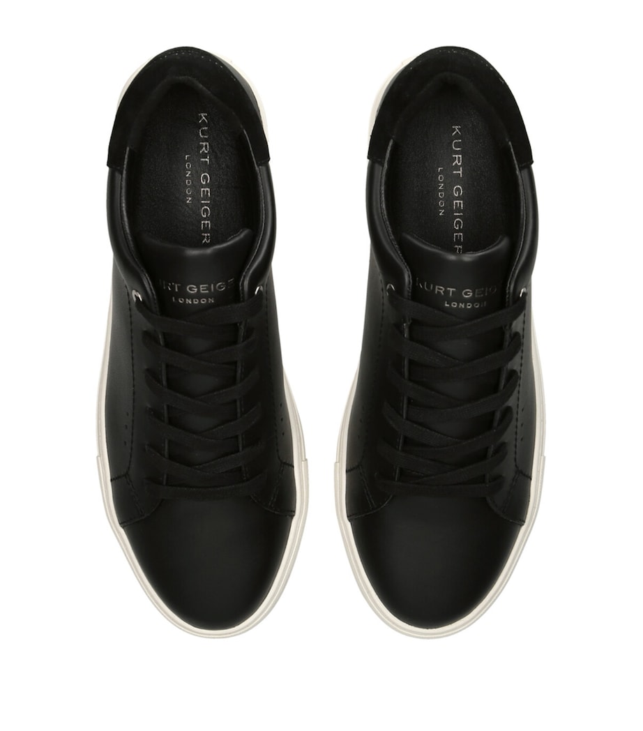 Leather Laney Sneakers BLACK Image 4