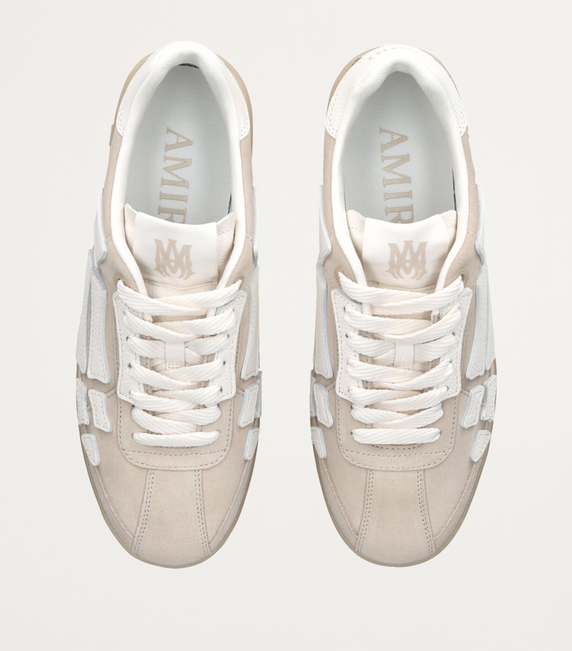 AMIRI Suede Pacific Bones Low-Top Sneakers | Harrods US