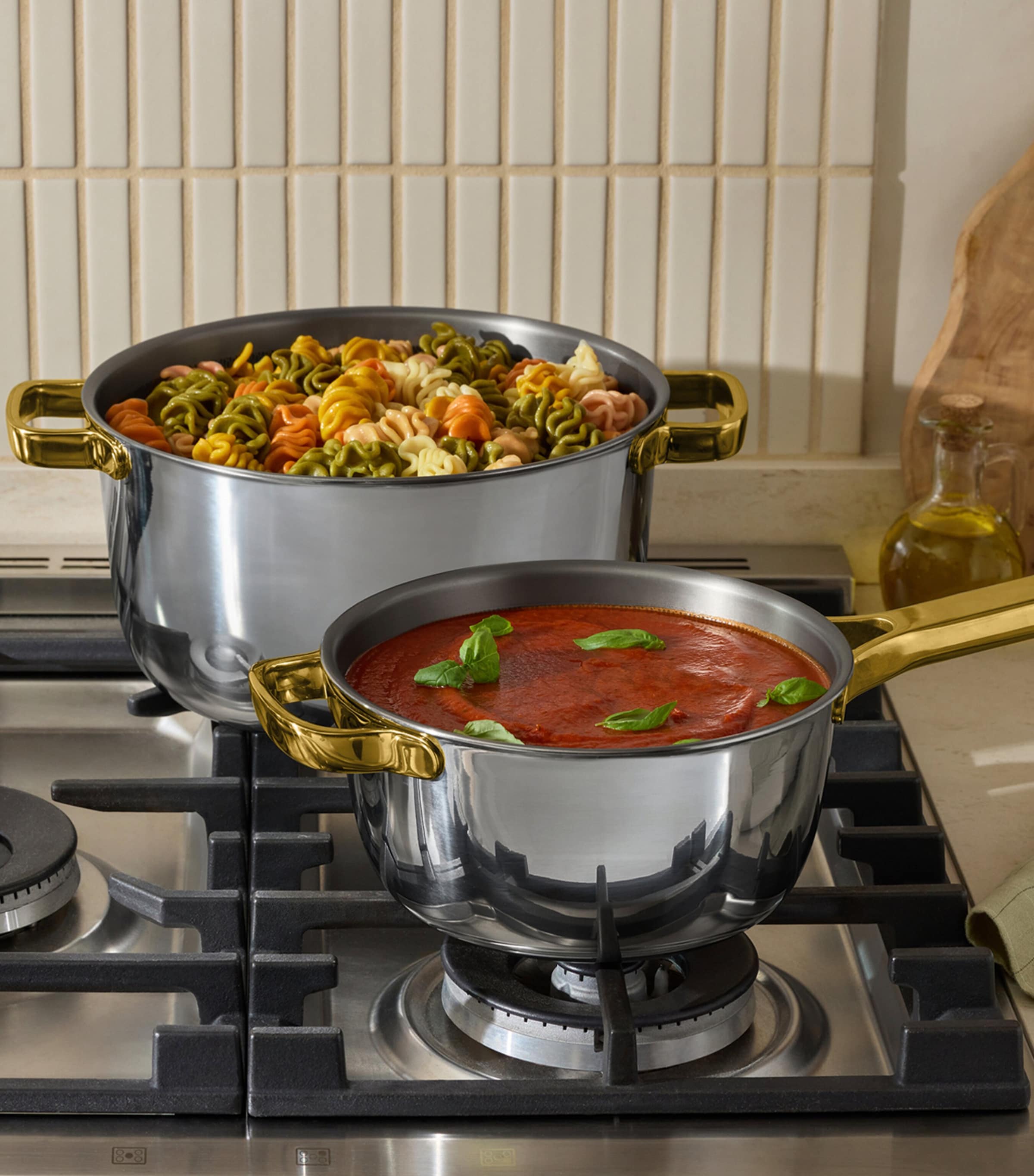OUR PLACE Titanium Pro Cookware Set Gold Image 7