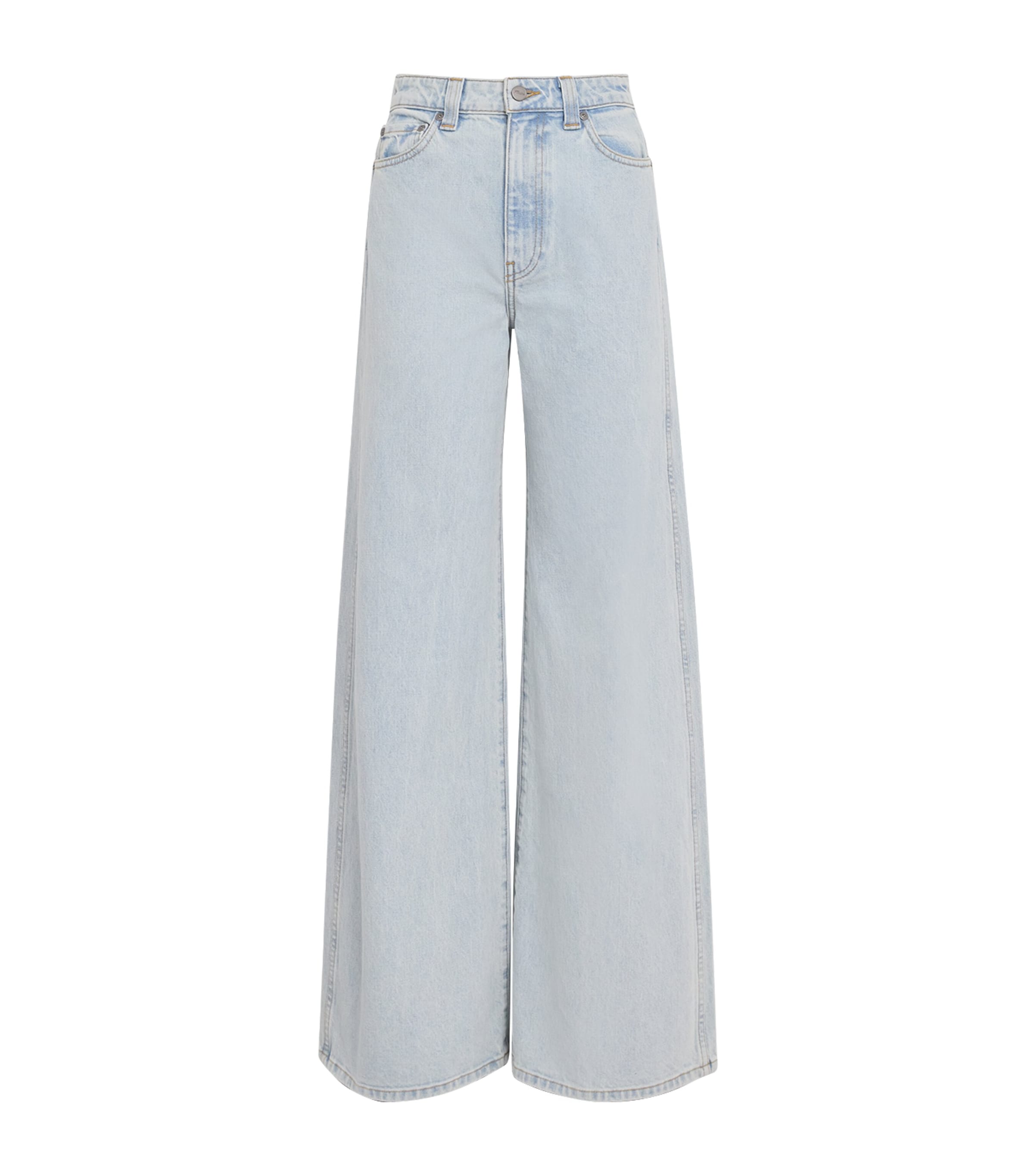 Khaite Light Blue Denim Dane Jeans<br/> In Blue