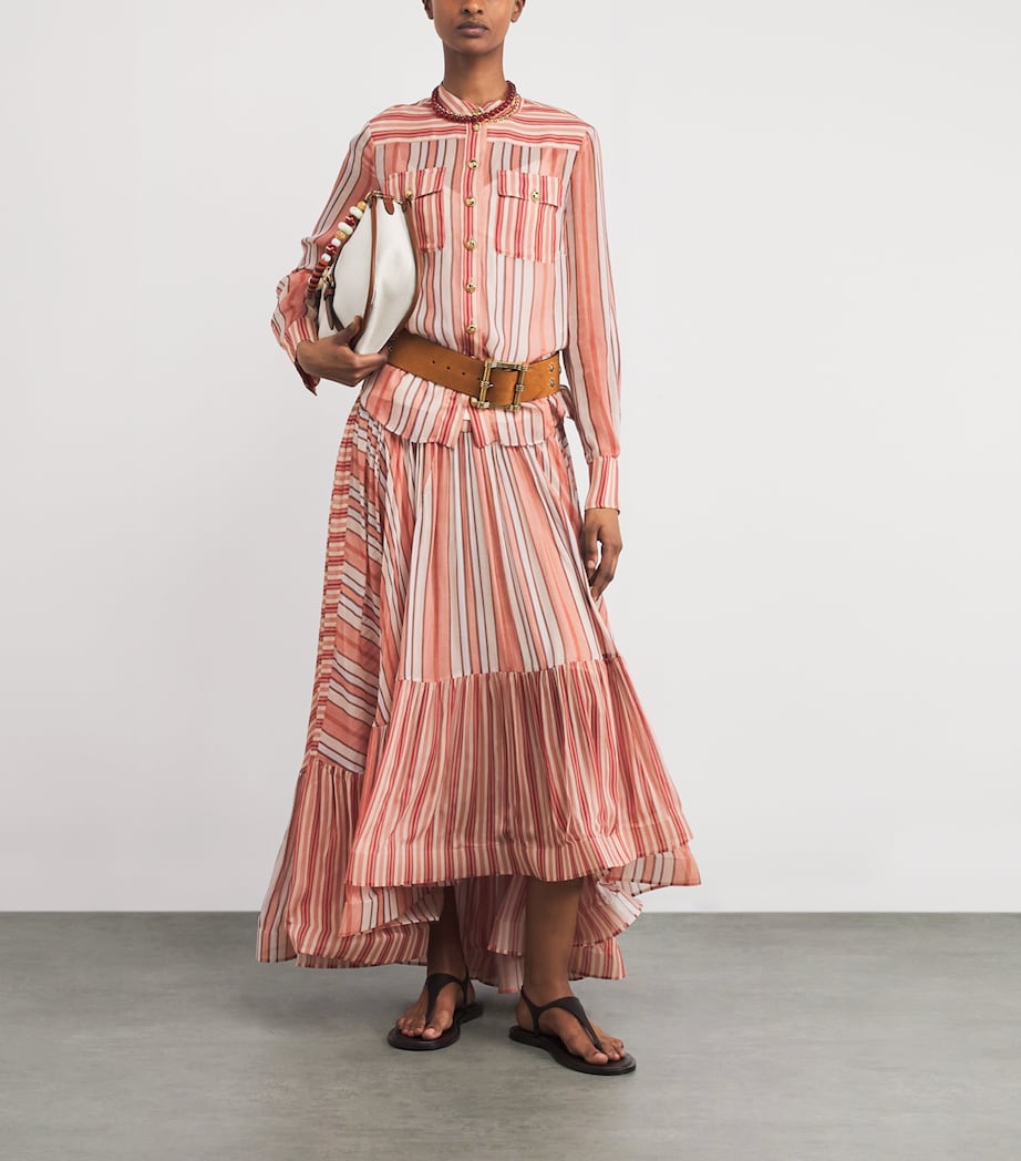 Rebellion Bohemian Stripe Shirt REST RED STRIPE Image 2