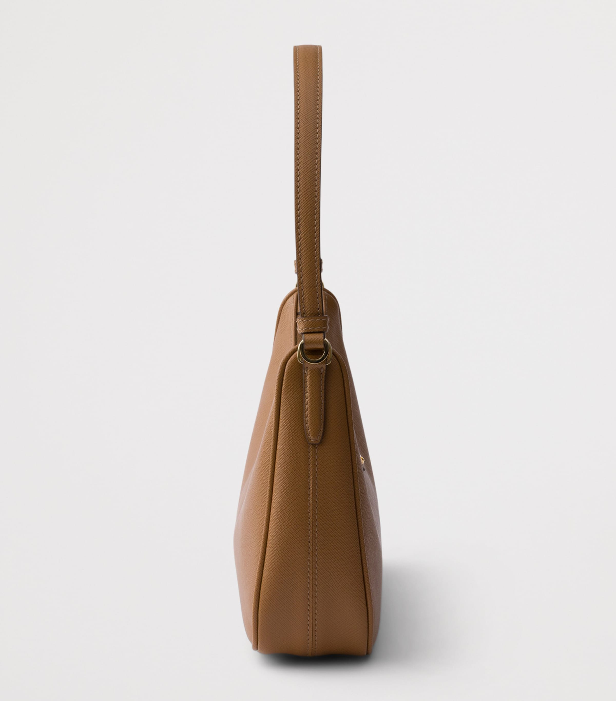 Prada Mini Saffiano Leather Re-Edition 2005 Top-Handle Bag Brown Image 5