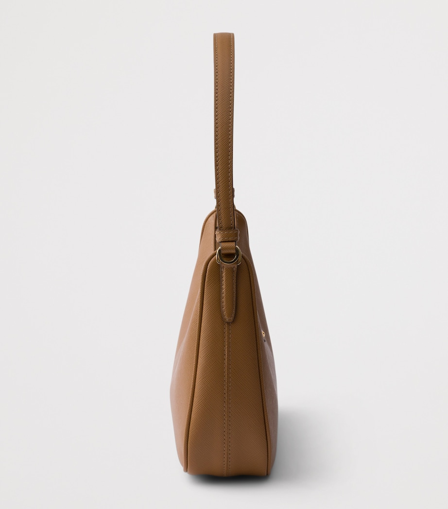 Prada Mini Saffiano Leather Re-Edition 2005 Top-Handle Bag Brown Image 5