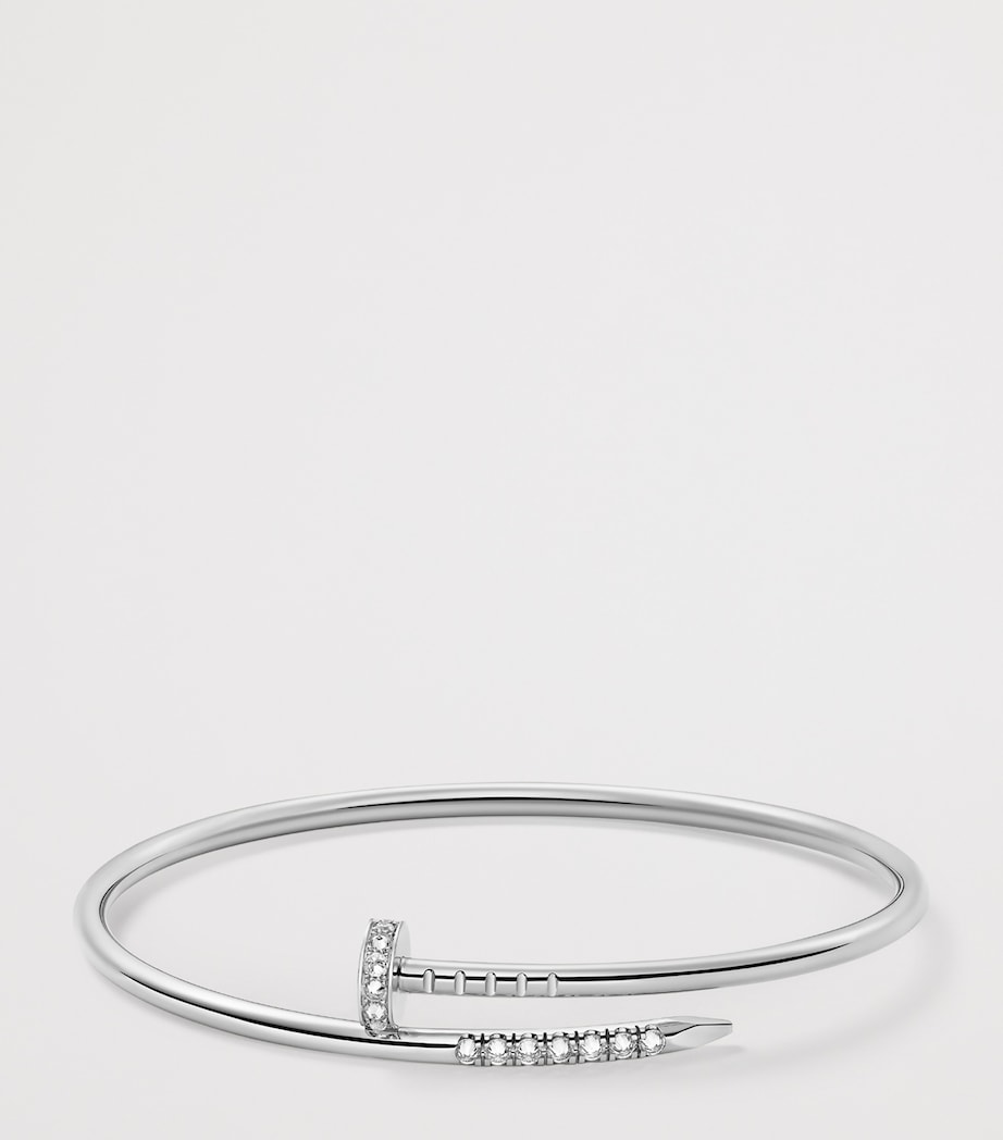 Small White Gold and Diamond Juste Un Clou Bracelet WHITE GOLD Image 3