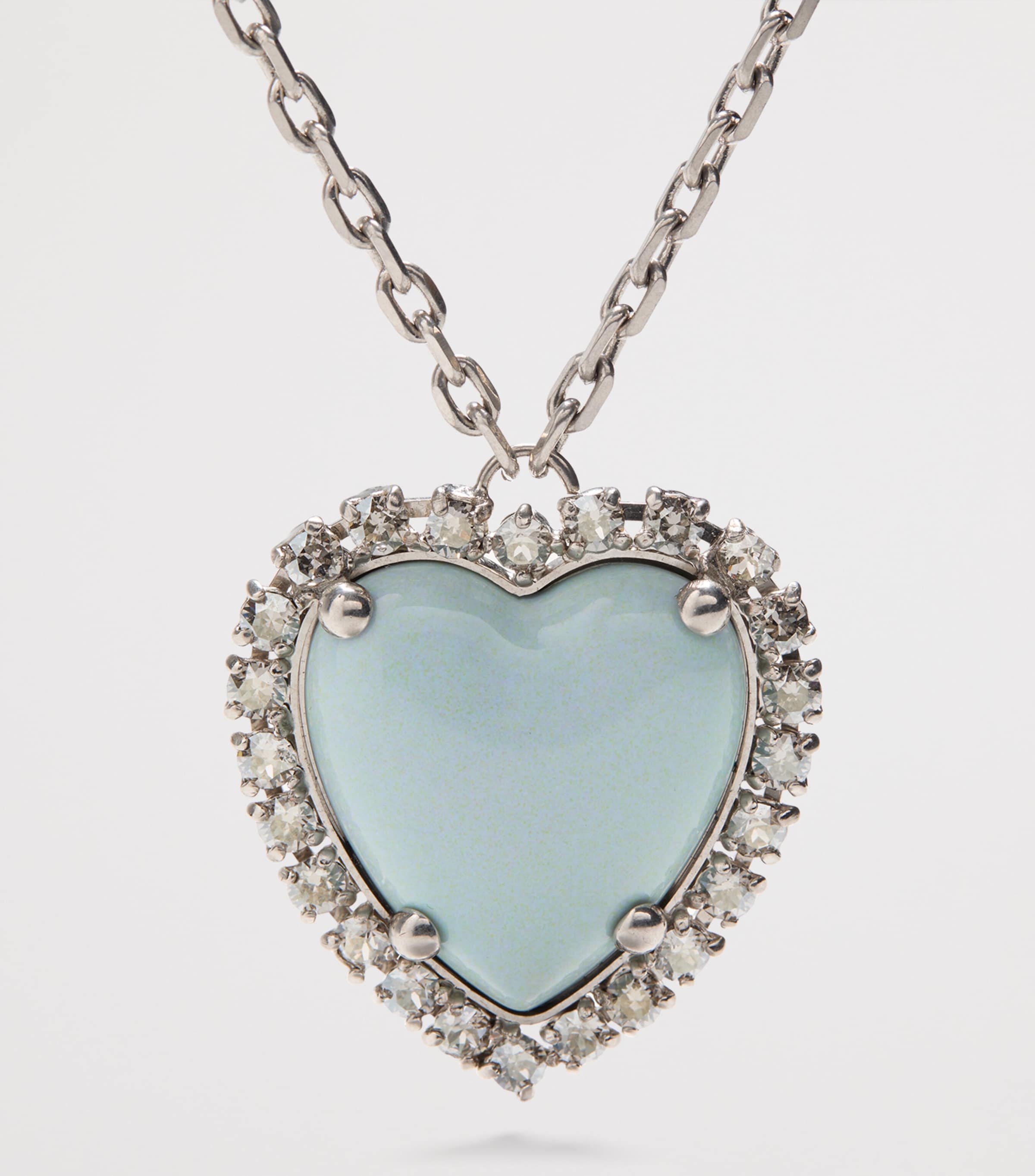 Metal, Resin and Swarovski Crystal Coeur Hyperbole Necklace BXL Image 4