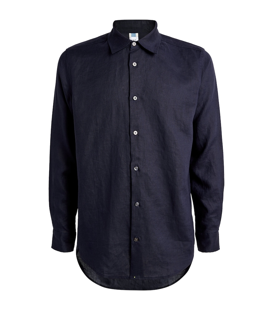Linen Shirt NAVY- 12 Image 1