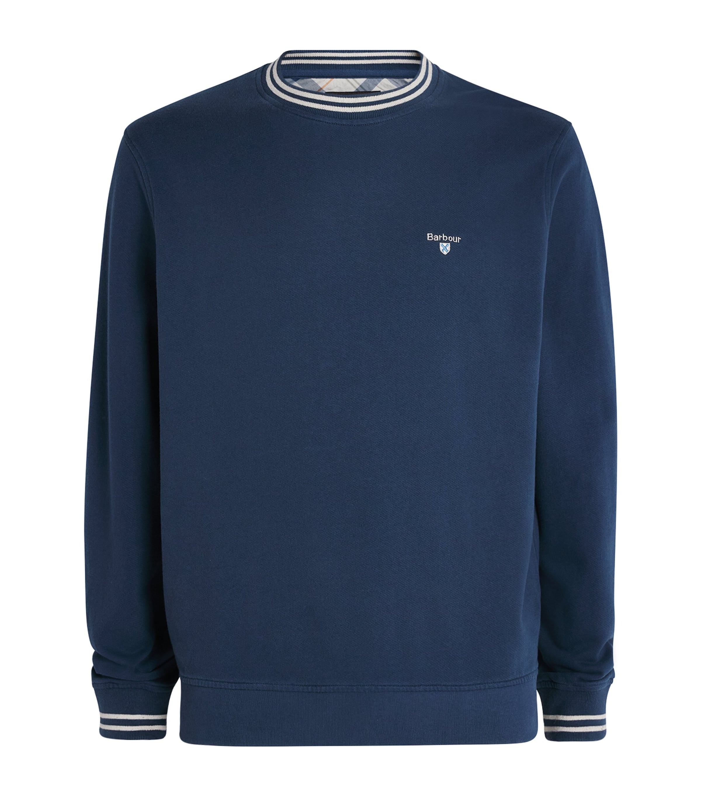 Barbour Cotton Rosford Crew-Neck Sweatshirt | Men Clothing | Sweatshirts & Hoodies | Designers | Barbour