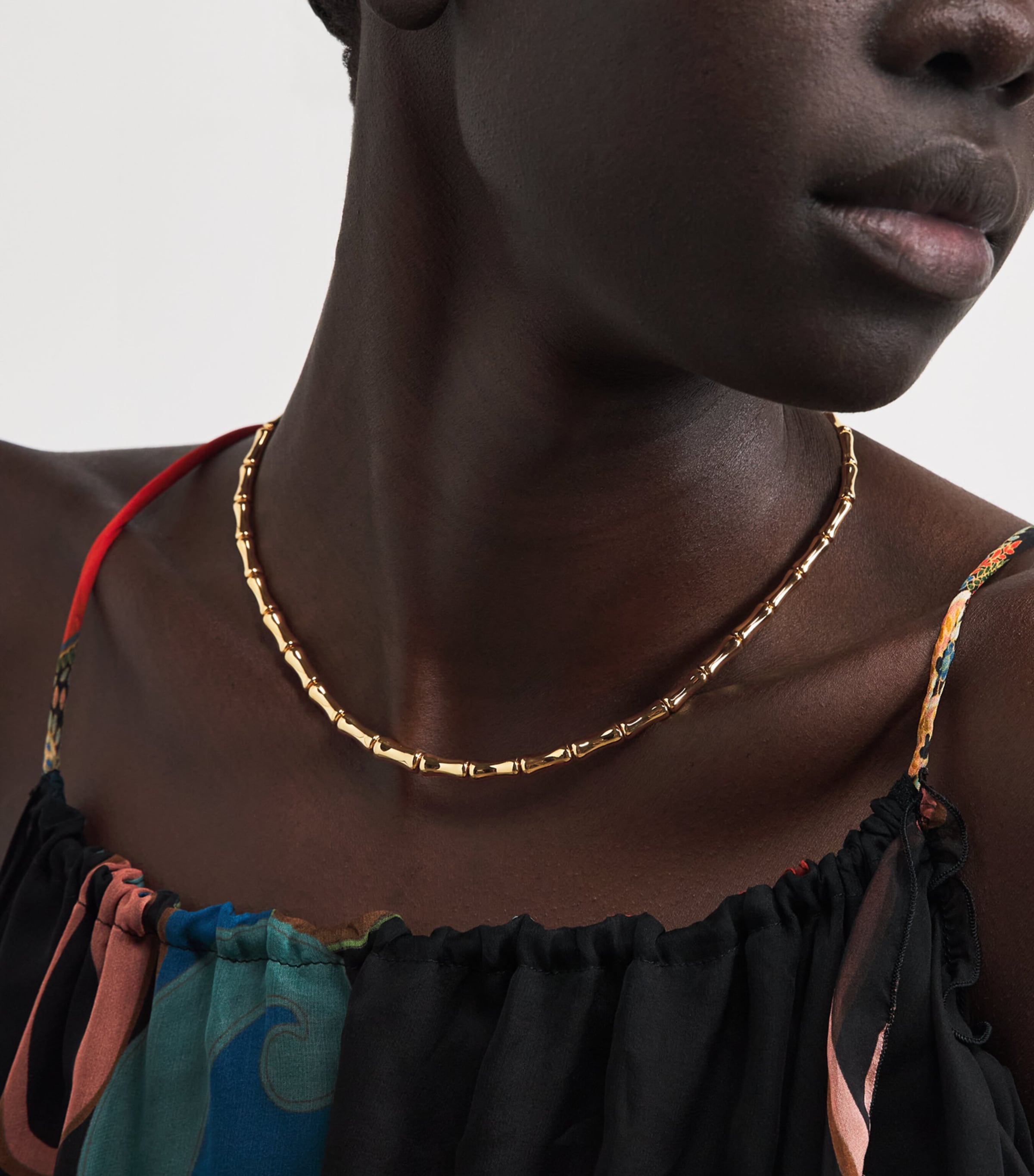 Anita Ko Yellow Gold Bamboo Choker Yellow Gold Image 2
