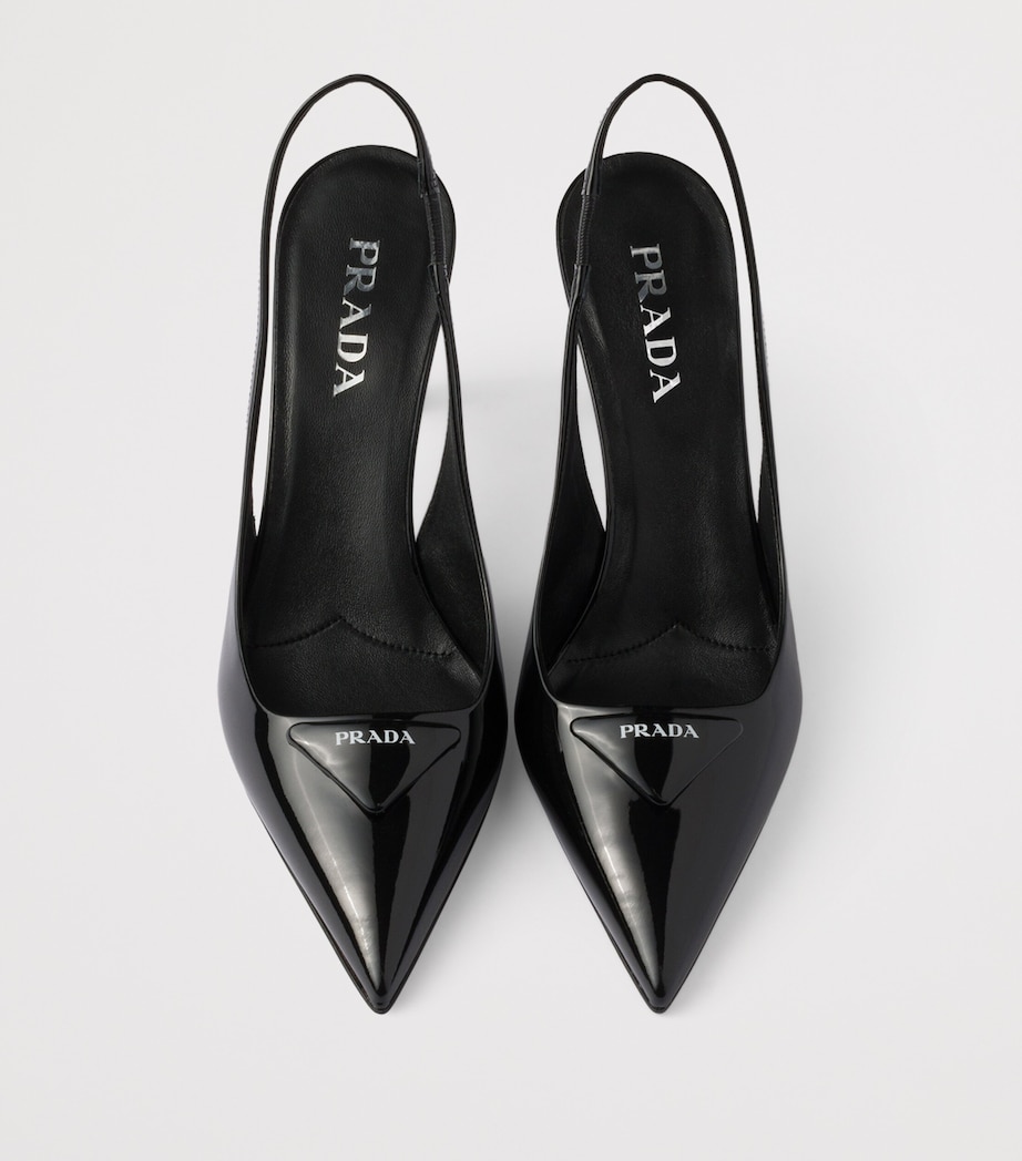 Patent Leather Slingback Pumps 75 F0002 Image 3