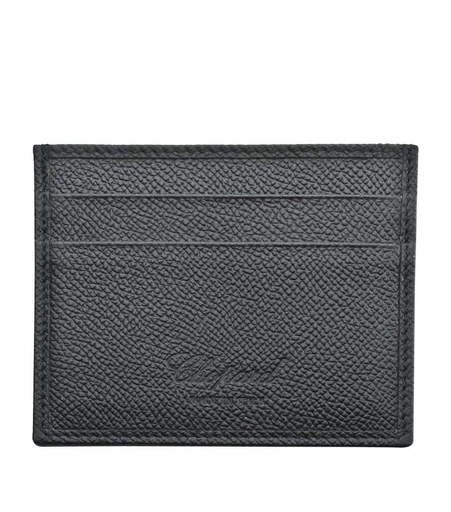 Small Leather Il Classico Card Holder BLACK Image 1