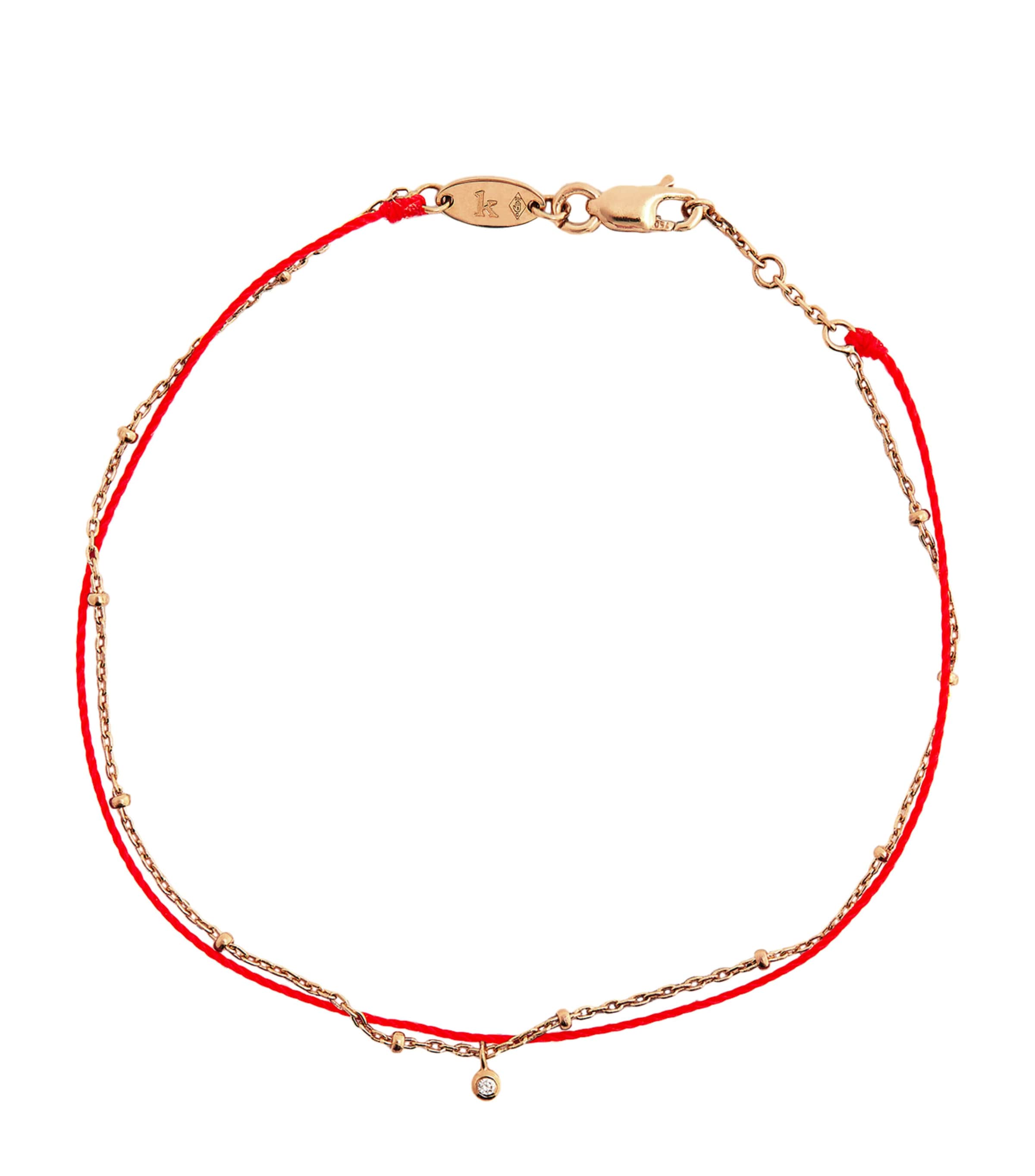 Redline Yellow Gold And Diamond Honorée Bracelet