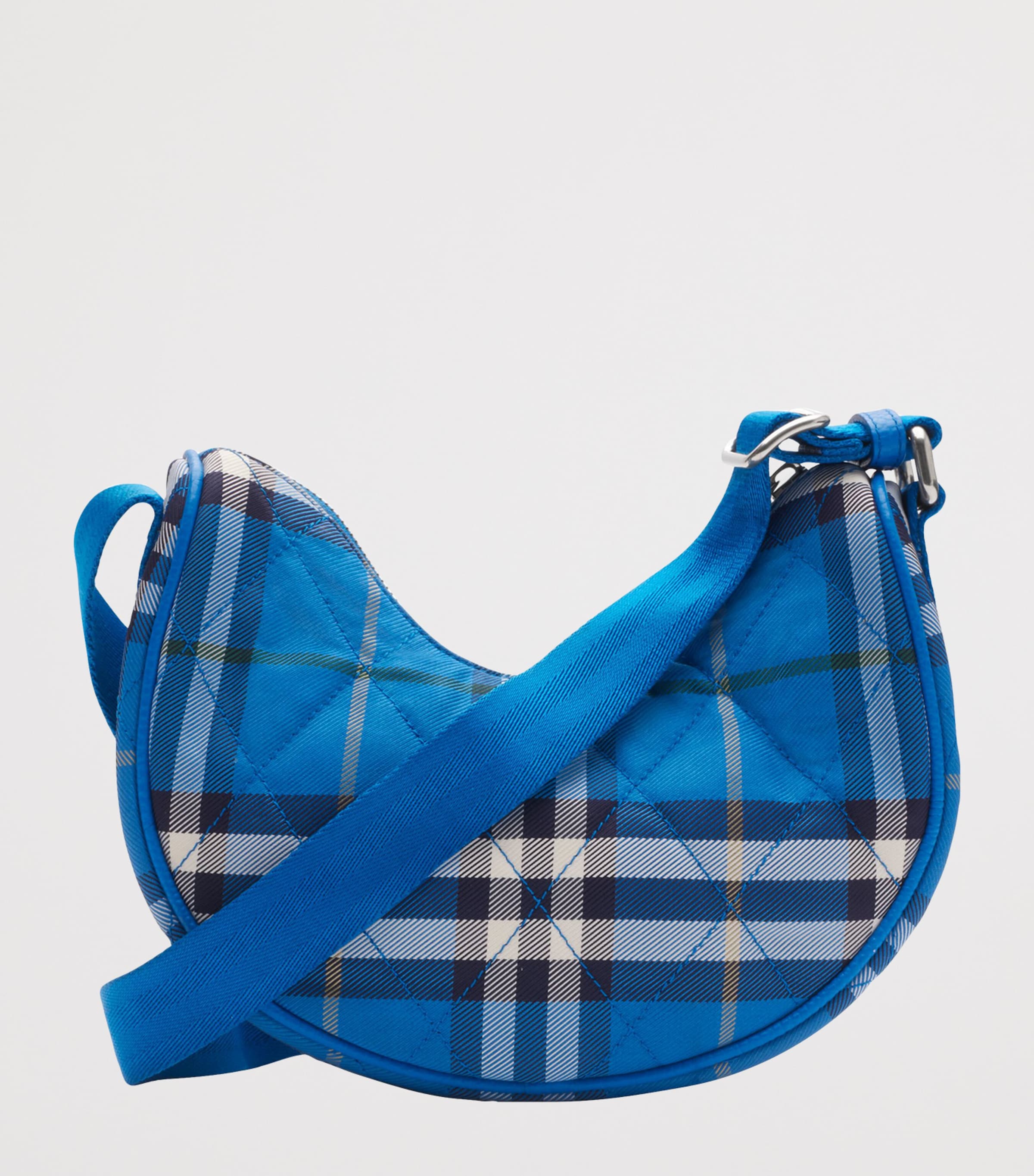 Check Horseshoe Cross-Body Bag HYACINTH Image 8