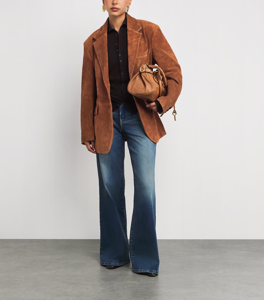 Suede Benny Blazer WHISKEY Image 2