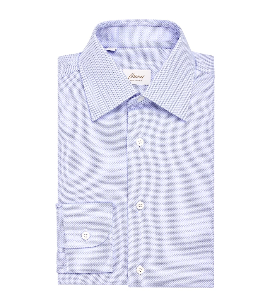 Cotton Micro-Houndstooth Shirt 9049 Image 1