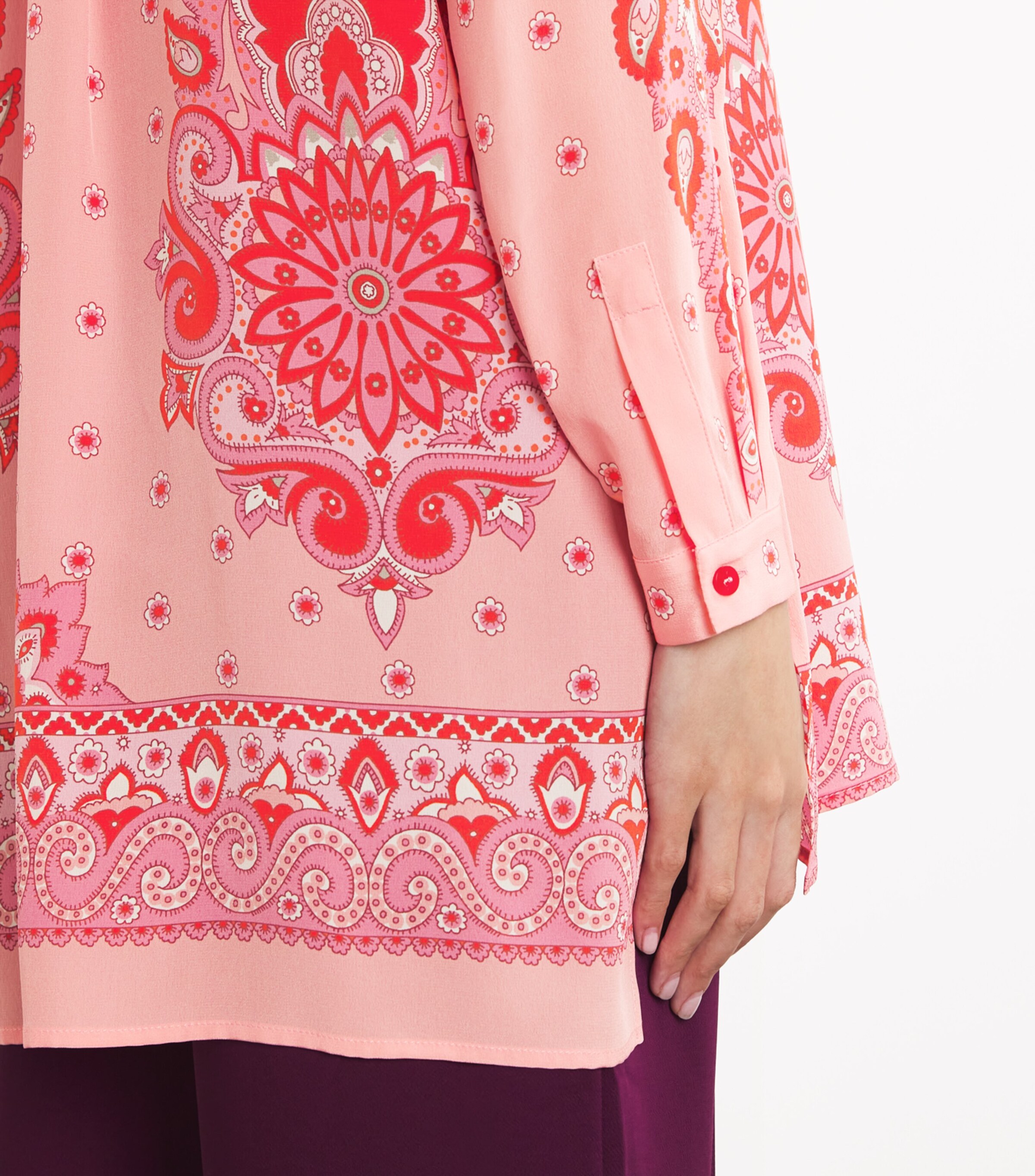 Silk Printed Shirt X0872 Image 6