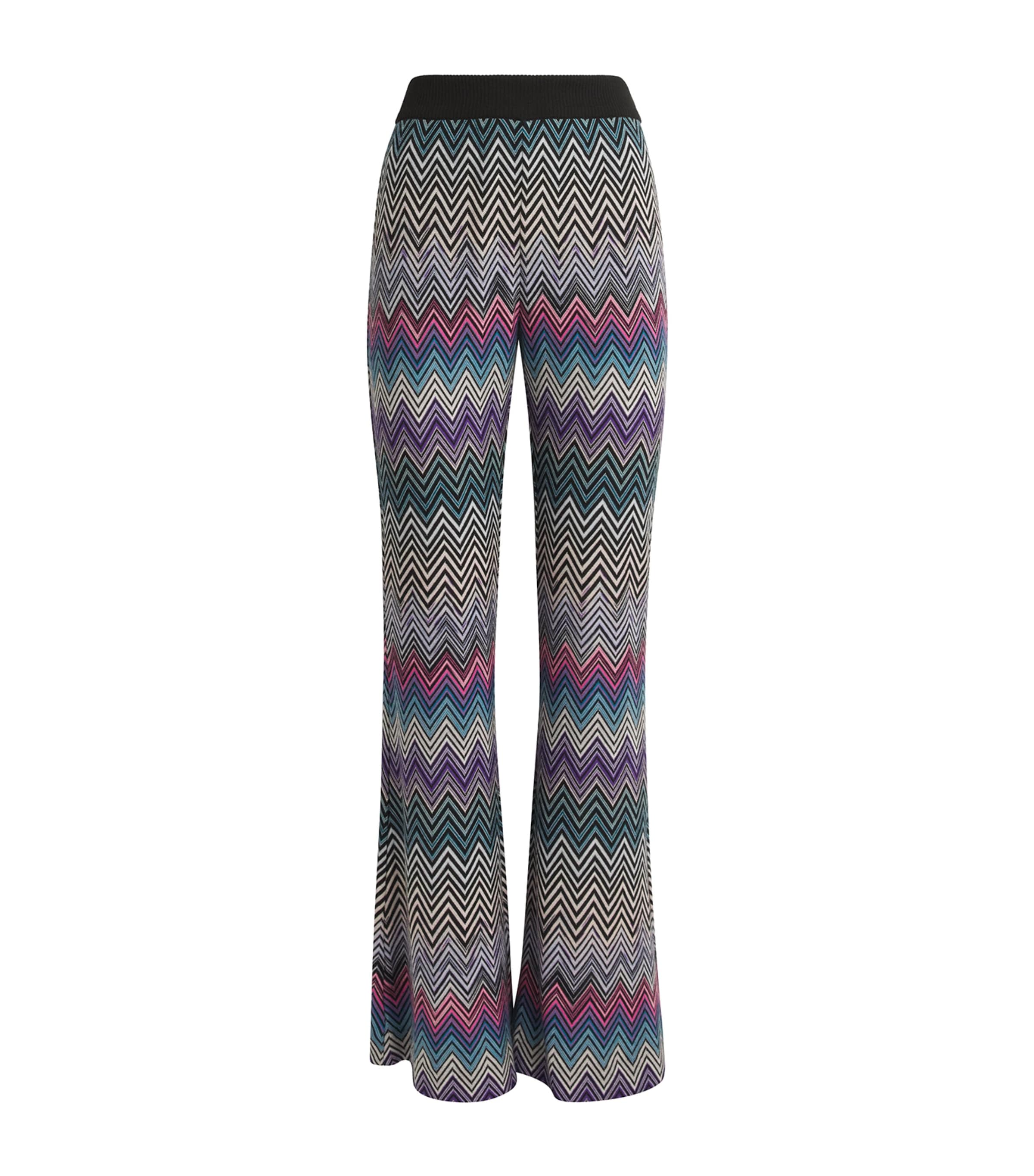 MISSONI WOOL ZIGZAG TROUSERS 