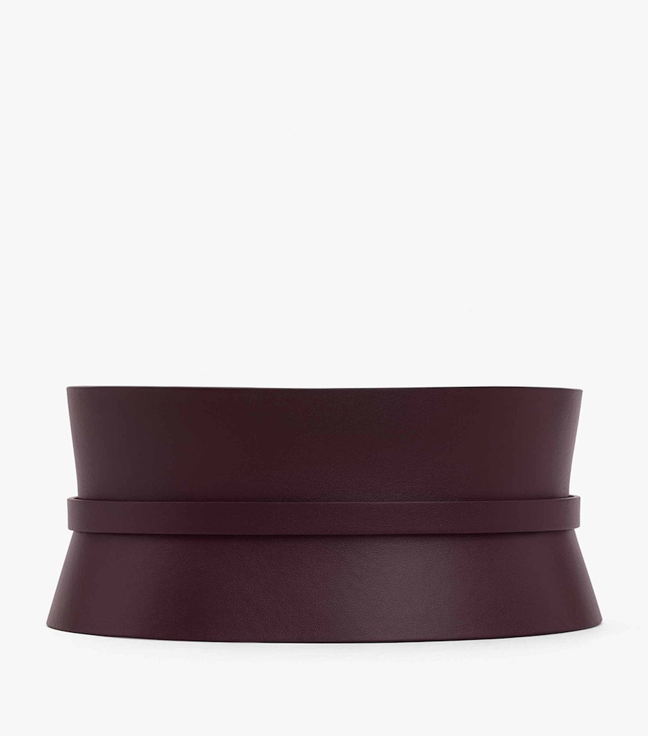 Alaïa Leather Bustier Belt Rouge Grenat Image 2