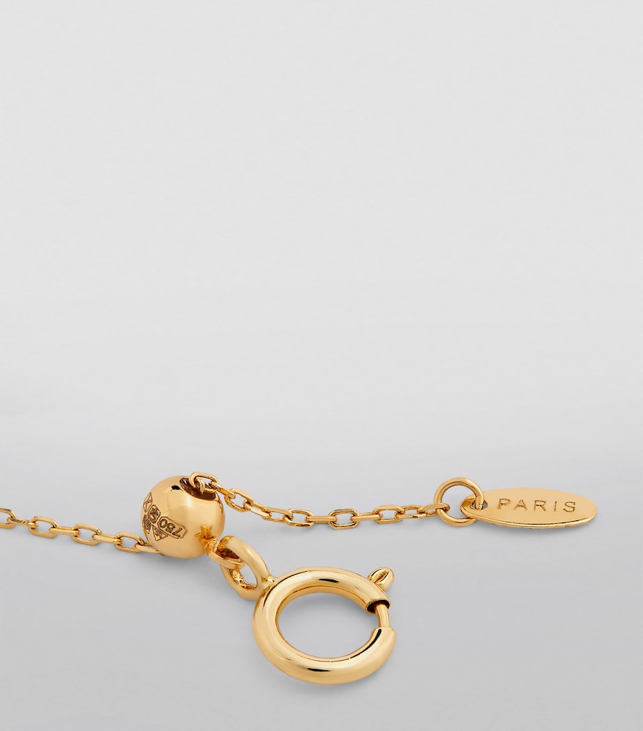 Yellow Gold and Emerald 5-Stone Hang Up Bracelet GOLD Image 6