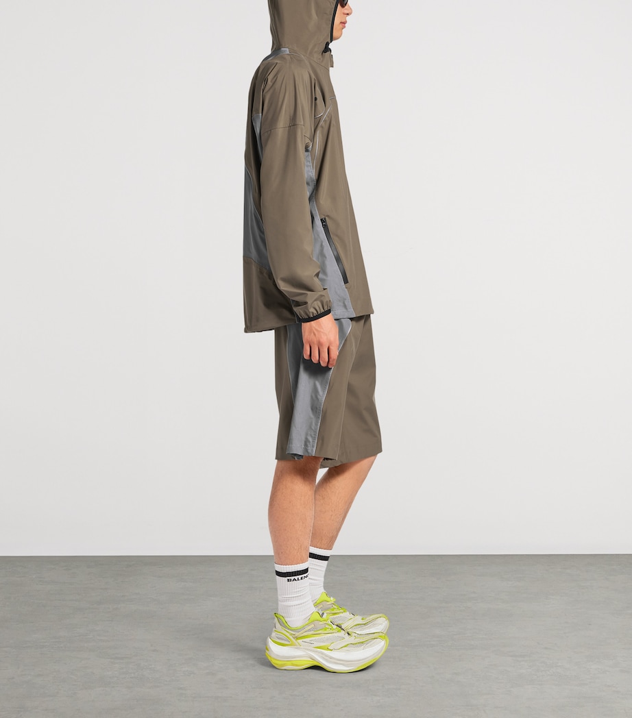 Balenciaga Mens Reflective Techwear Zip-Up Jacket Image 4