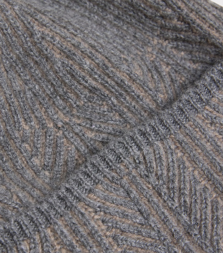 Kid Cashmere Beanie GREY BROWN/394 Image 3