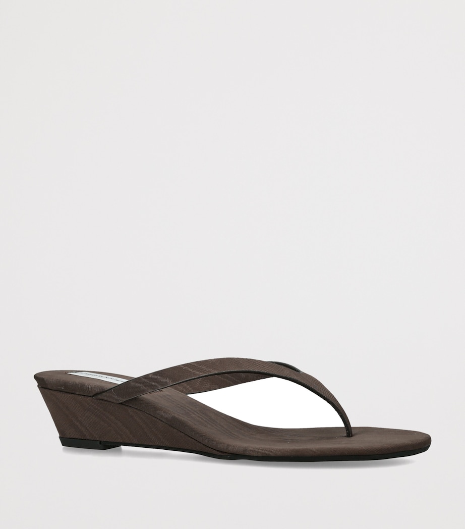 Christopher Esber Scala Wedge Sandals 45 Dark Brown Image 2