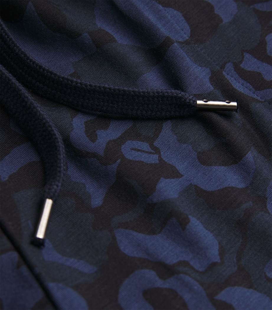 Micro Modal London Sweat Shorts 014NAV Image 5