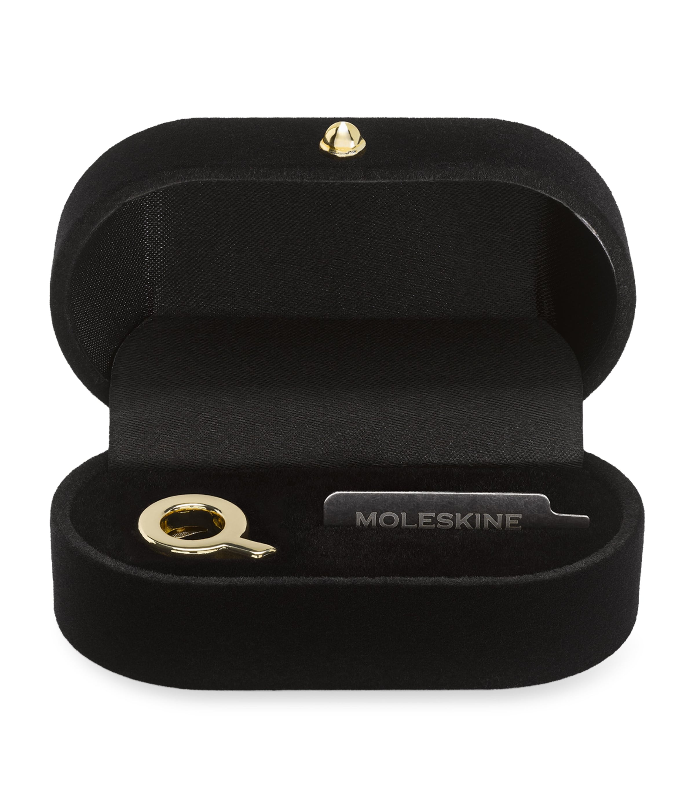 MOLESKINE GOLD-PLATED Q NOTEBOOK CHARM 