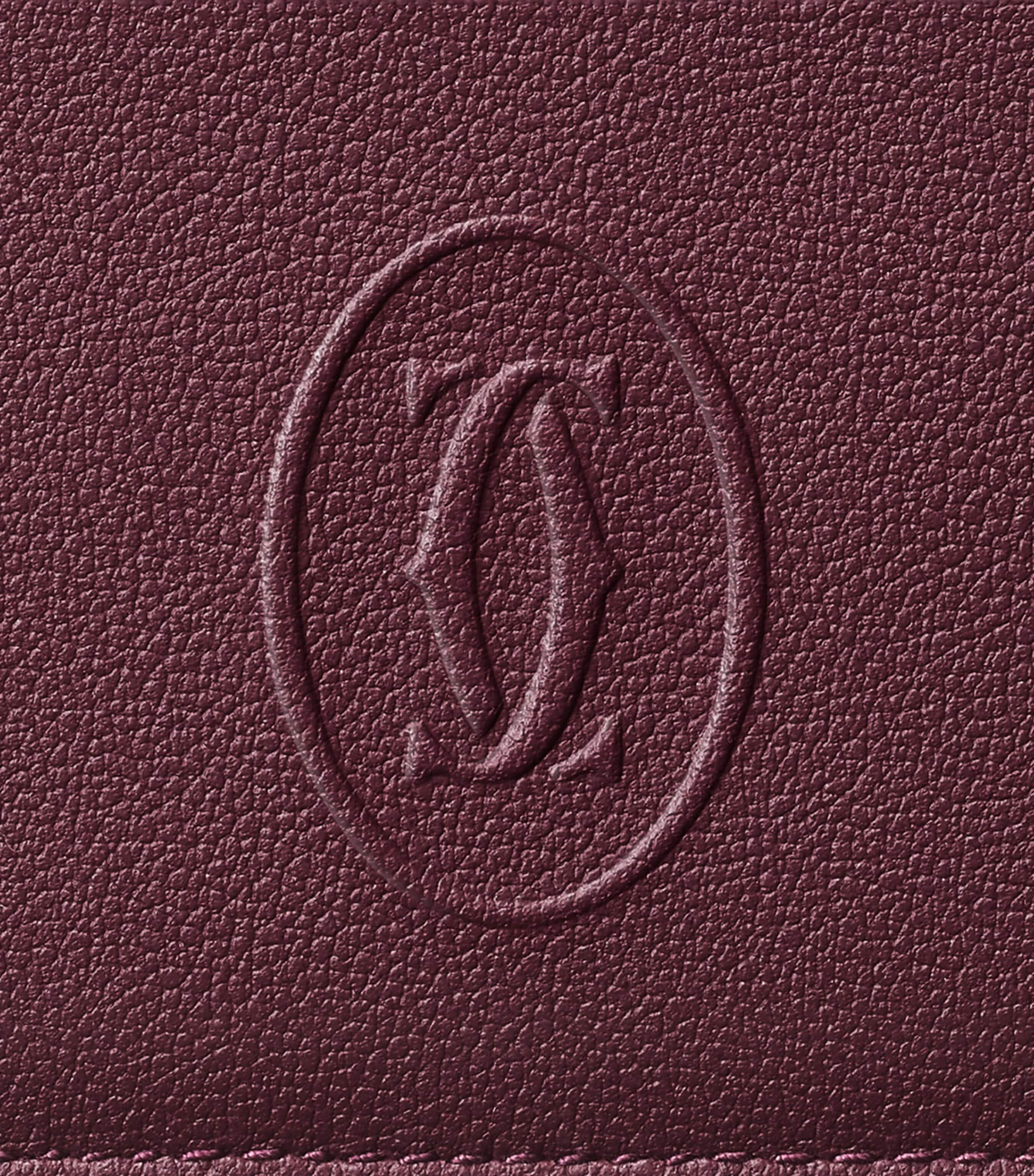 Cartier Leather Must de Cartier Card Holder Burgundy Image 5
