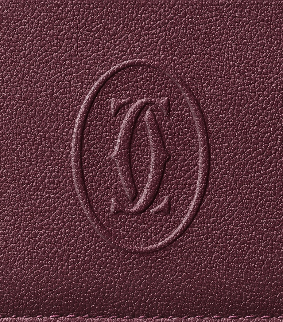Cartier Leather Must de Cartier Card Holder Burgundy Image 5