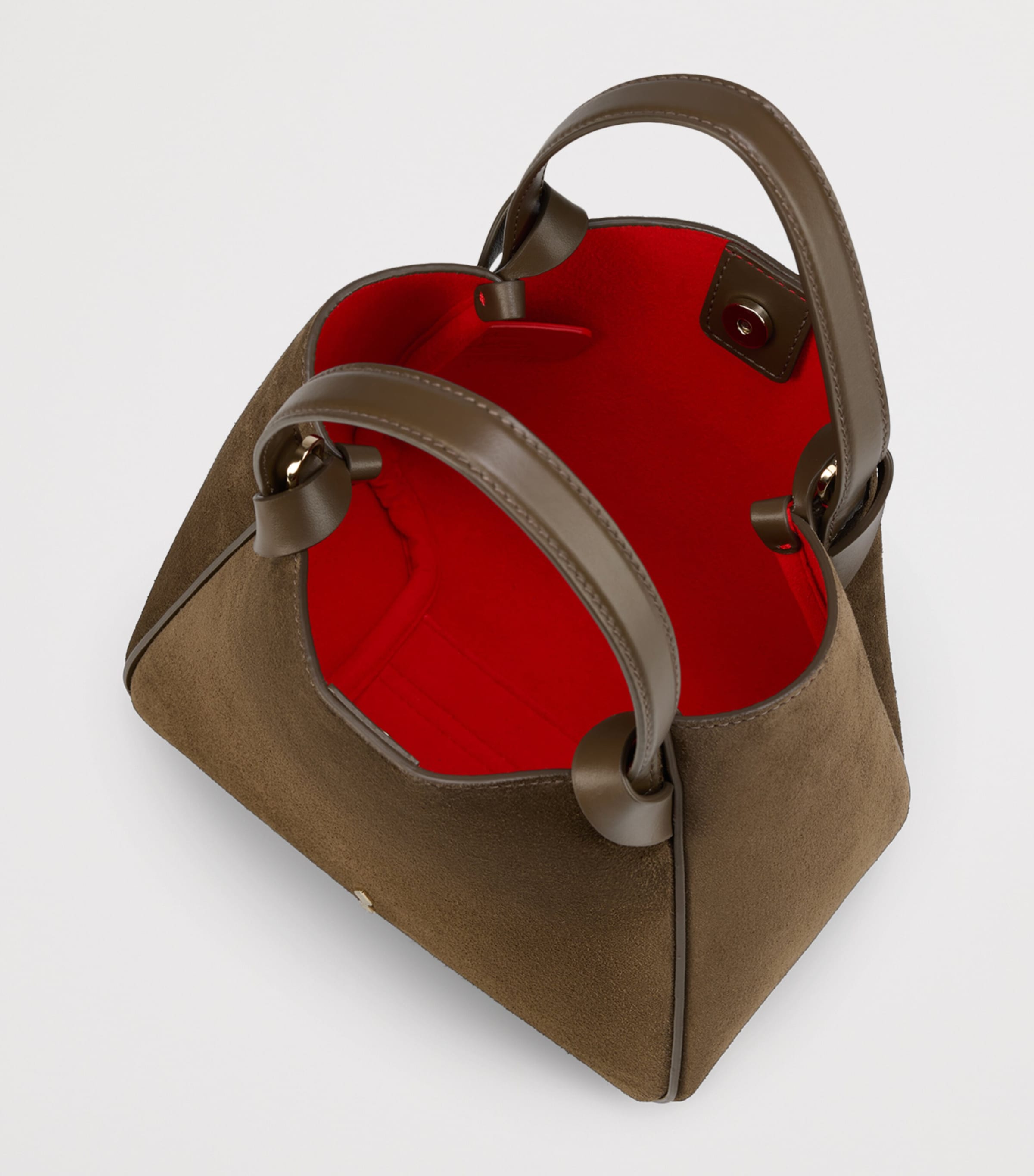 Christian Louboutin Bettina Tote Mini Suede Tote Bag Image 4