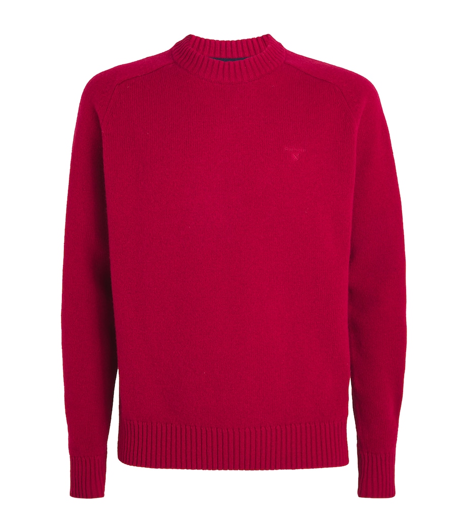 Wool Grangetown Sweater BIKING RED Image 1
