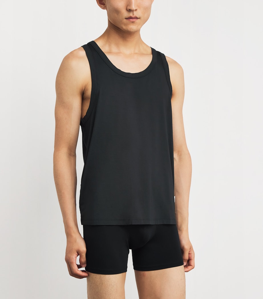 Modal-Blend Body Tank Top BLACK Image 2