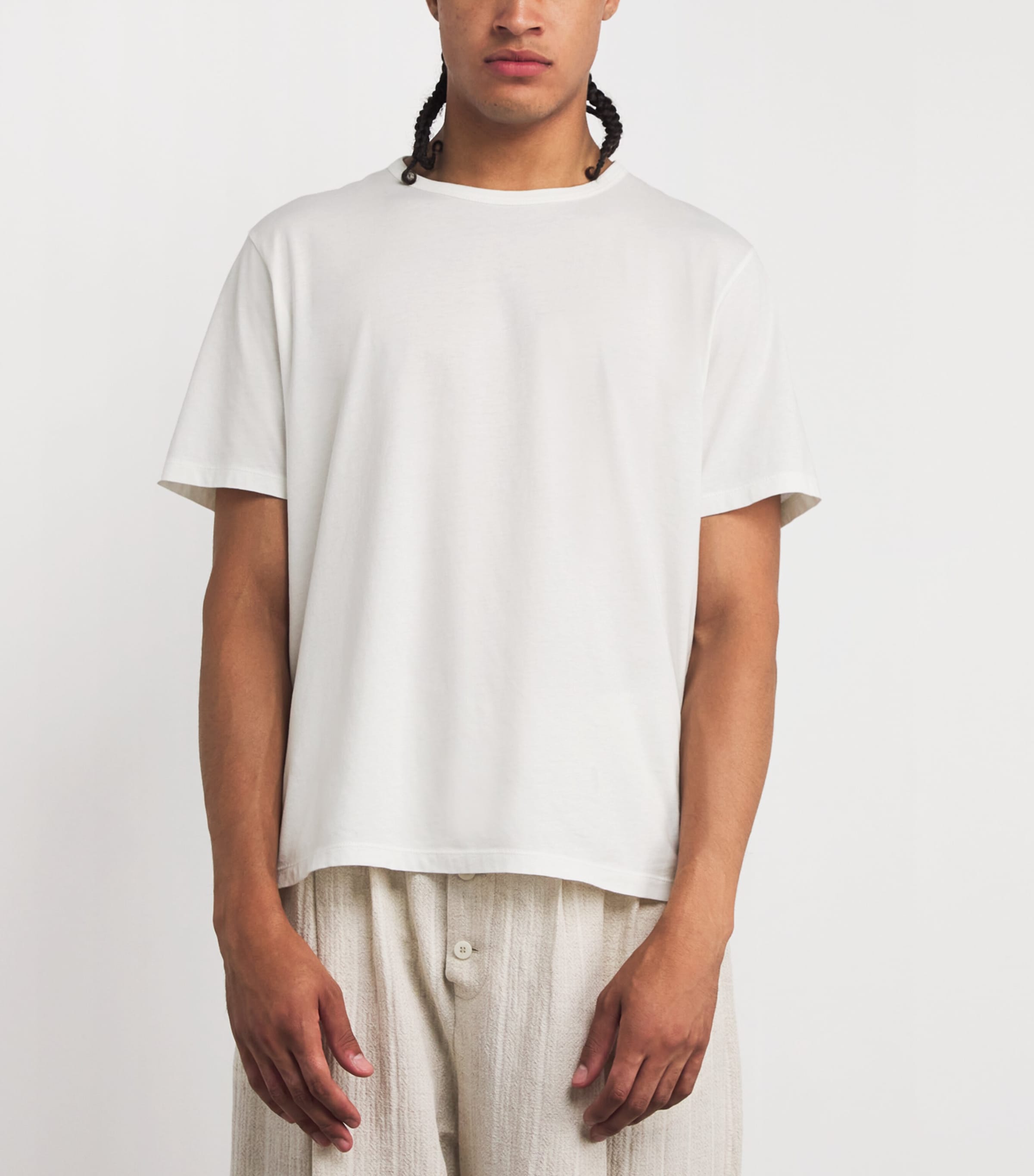 Cotton New Box T-Shirt WHITE CLEAN Image 3