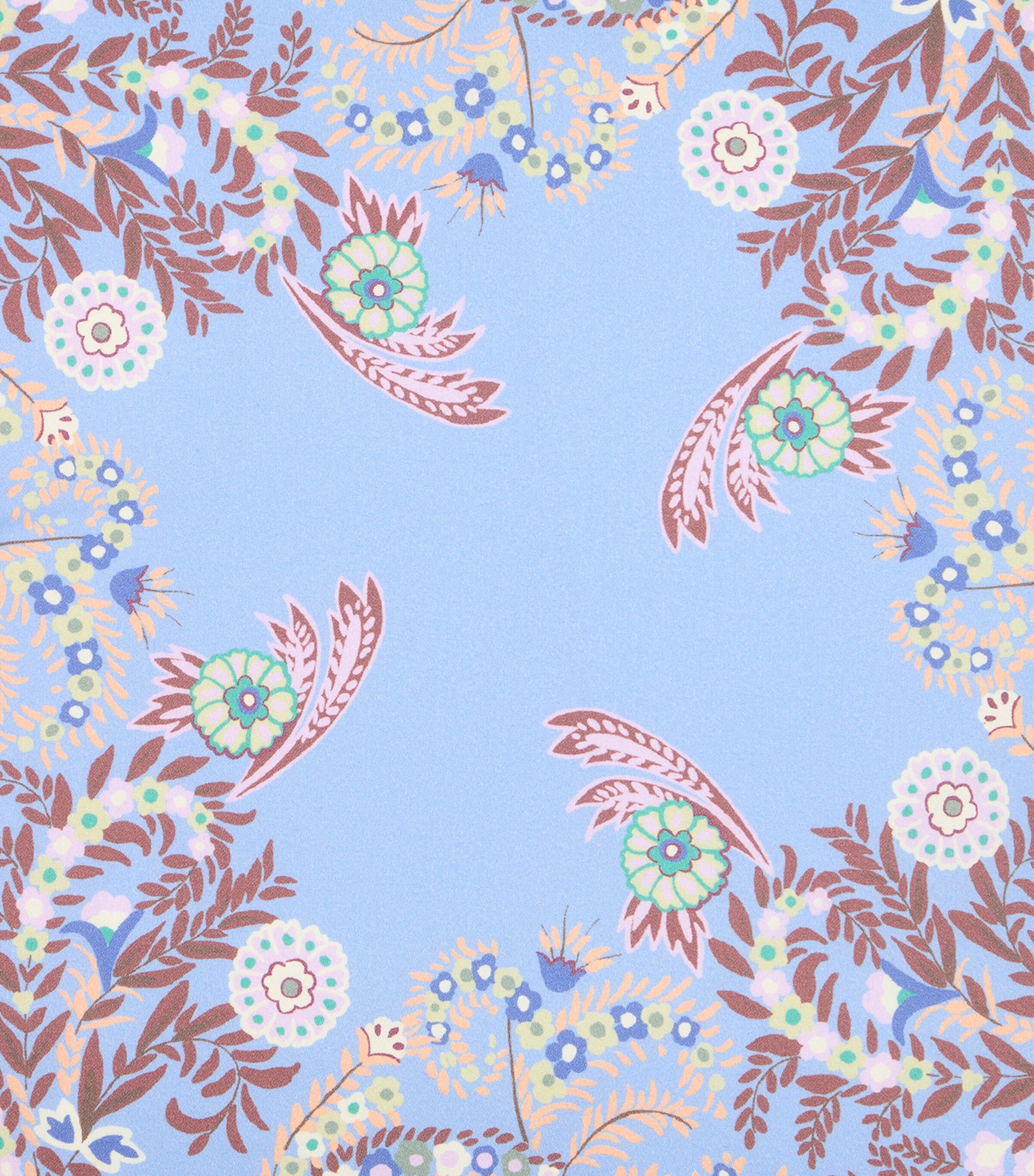 Etro Cotton Degrade Print Cushion (45cm x 45cm) Pale Blue Image 3