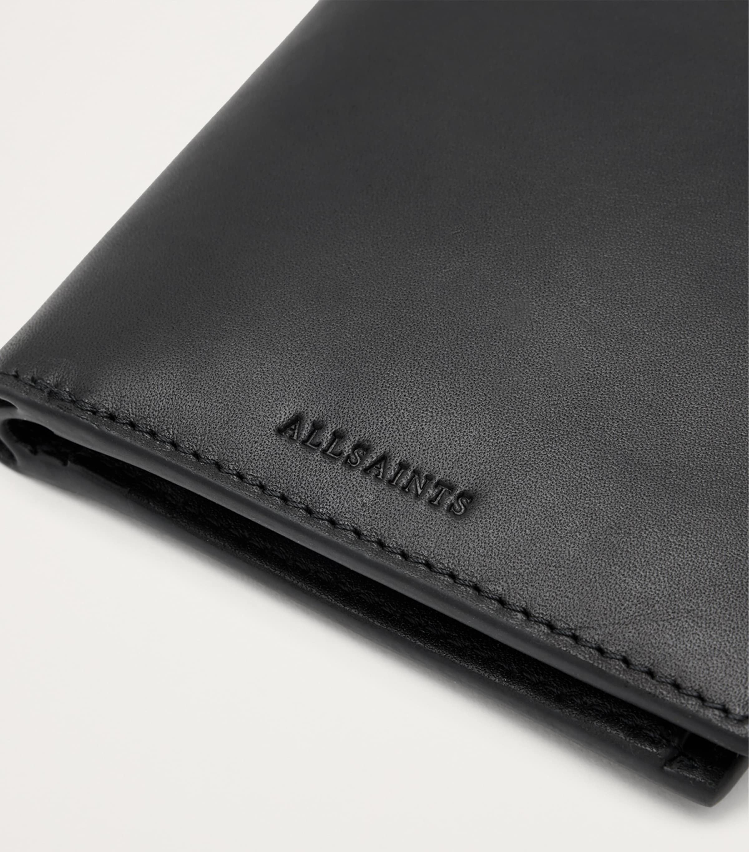 Calfskin Delph Bifold Wallet BLACK Image 6