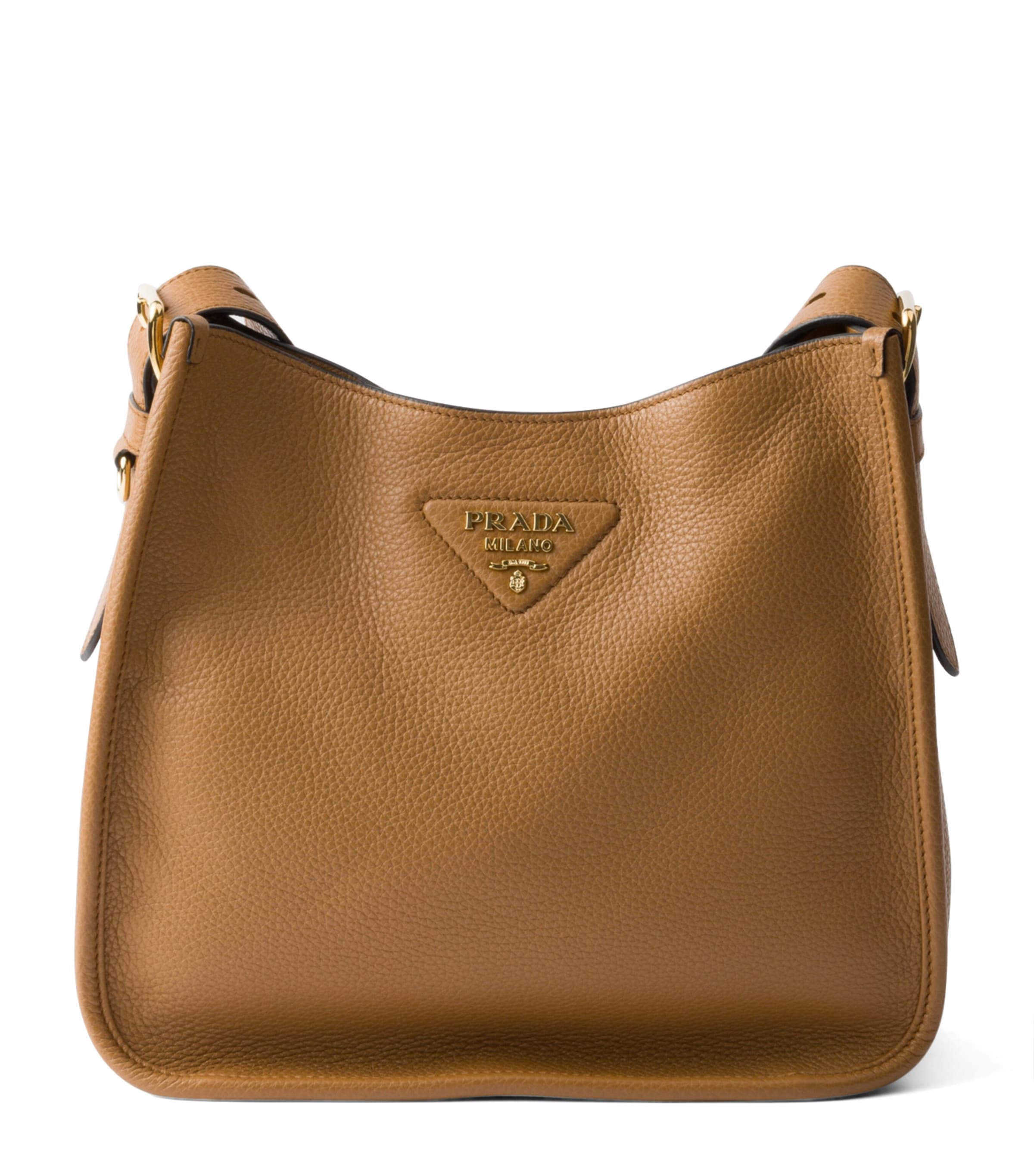 Prada Medium Leather Shoulder Bag | Harrods UK