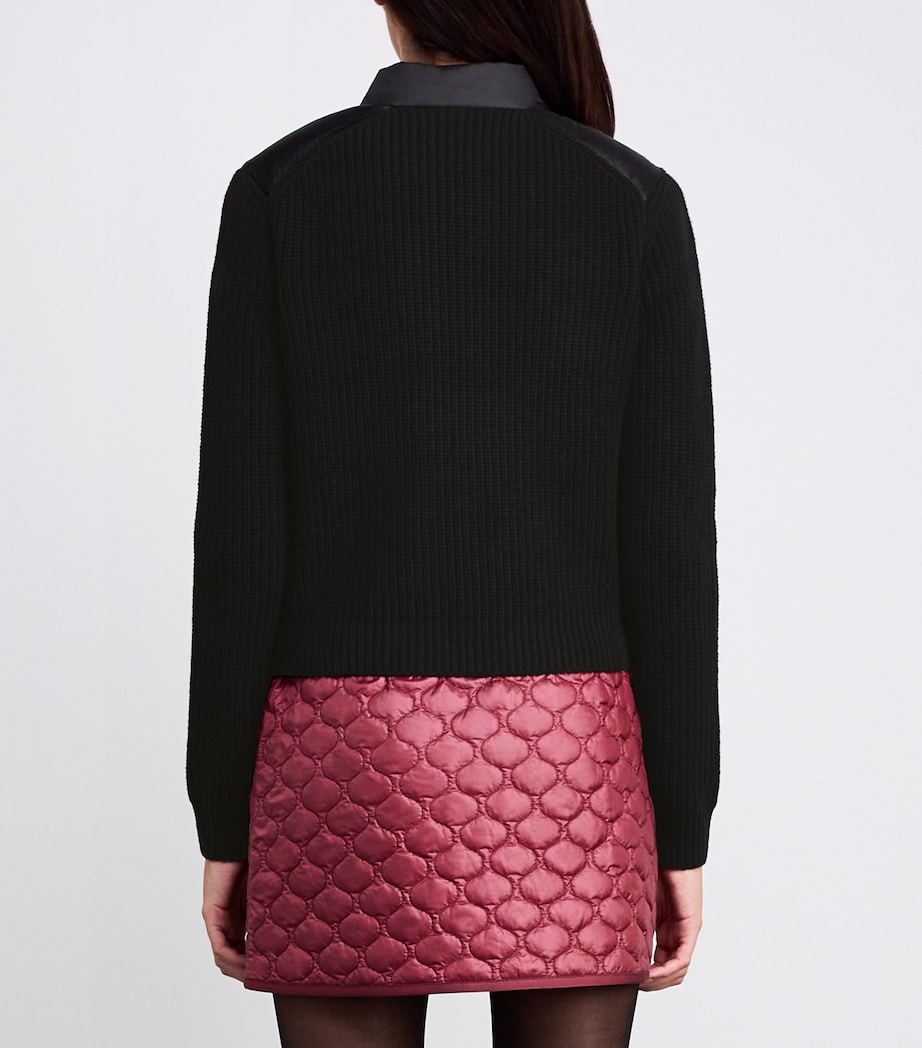 Down Panelled Cardigan 999 Image 4