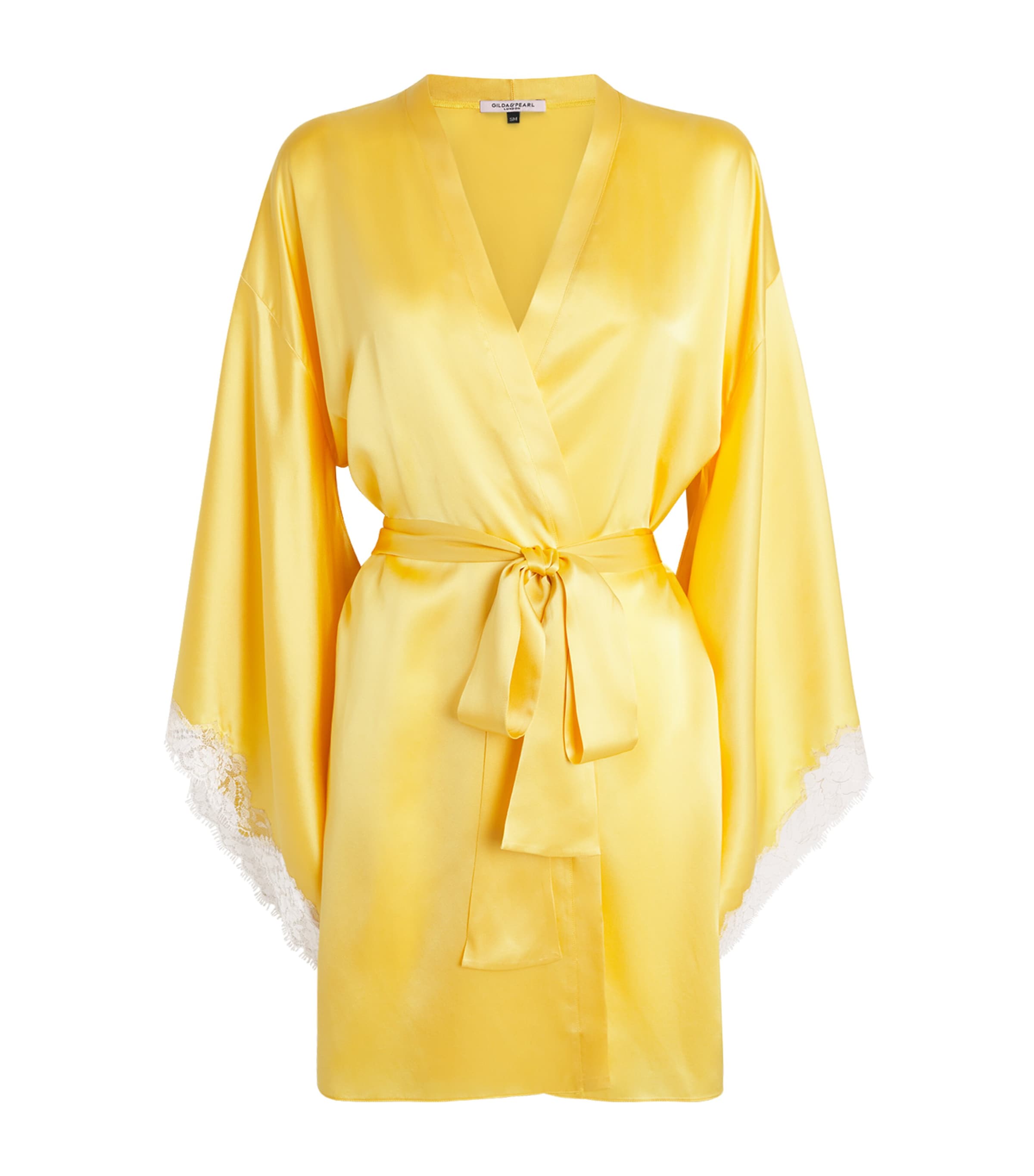 Gilda & Pearl Womens Silk Secret Garden Robe (Small/Medium) Sunlit Bloom Image 1