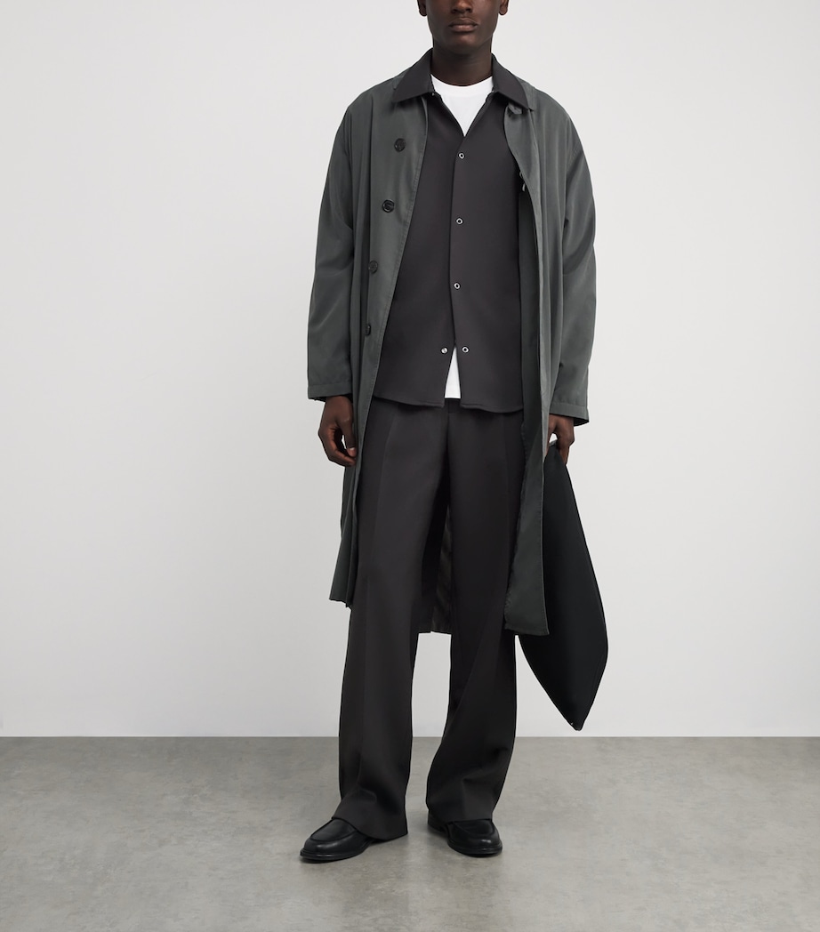 Jersey Wide-Leg Trousers DARK GREY Image 2