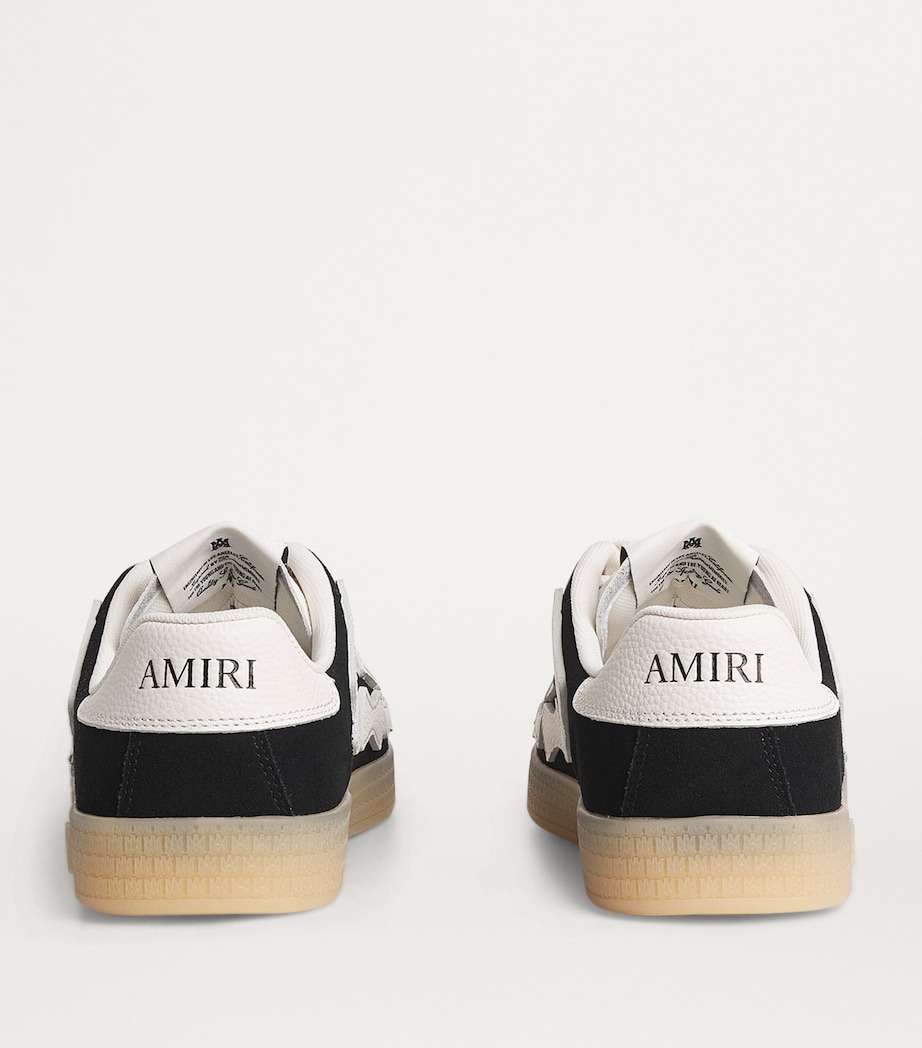 AMIRI Suede Pacific Bones Sneakers Black Image 4