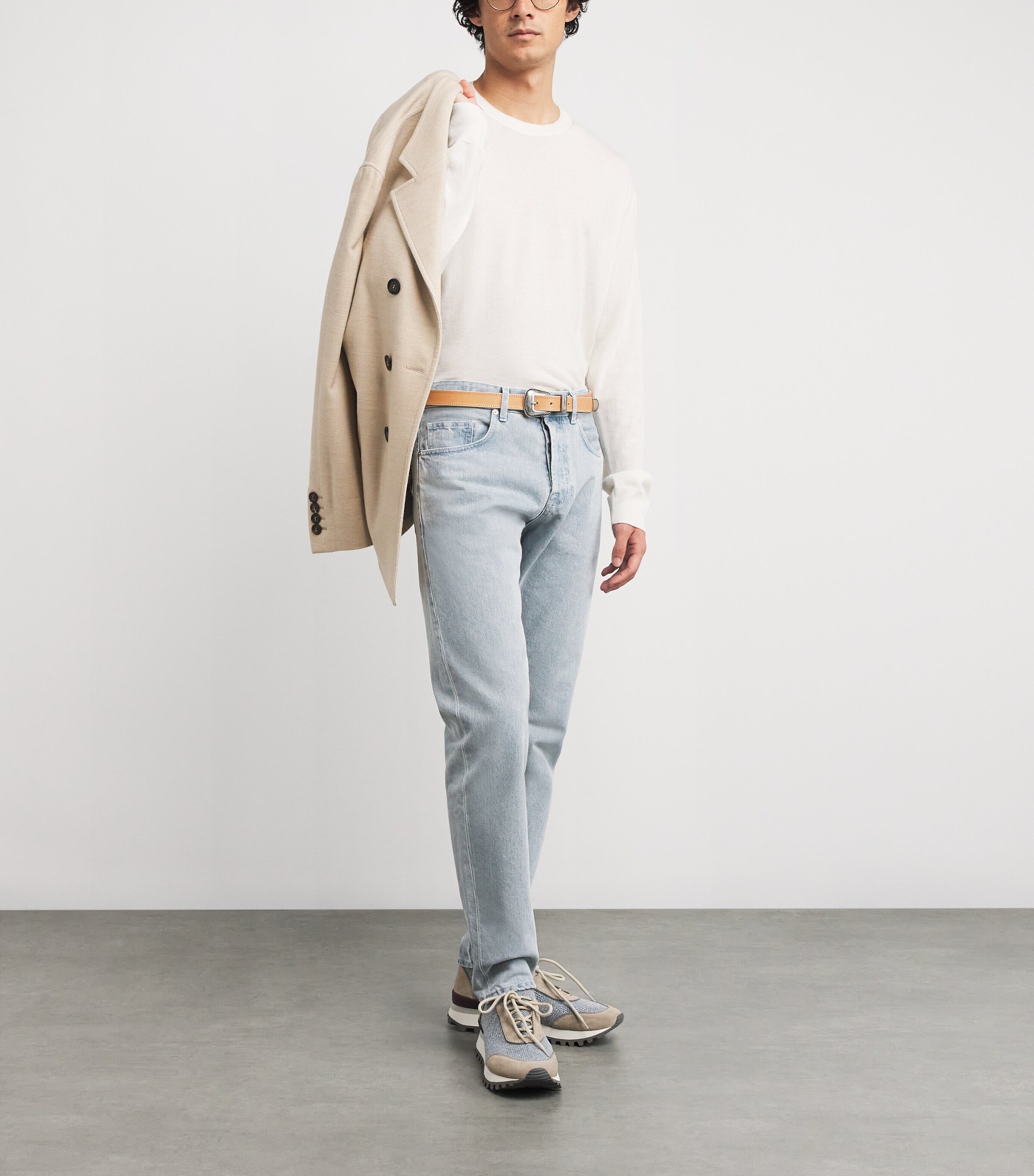 Nubuck Leather Belt SABBIA Image 3