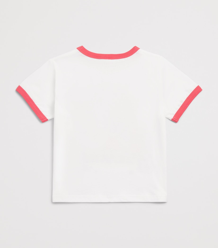 Stella McCartney Kids Cotton Printed T-Shirt (3-14 Years) Ivory Image 2