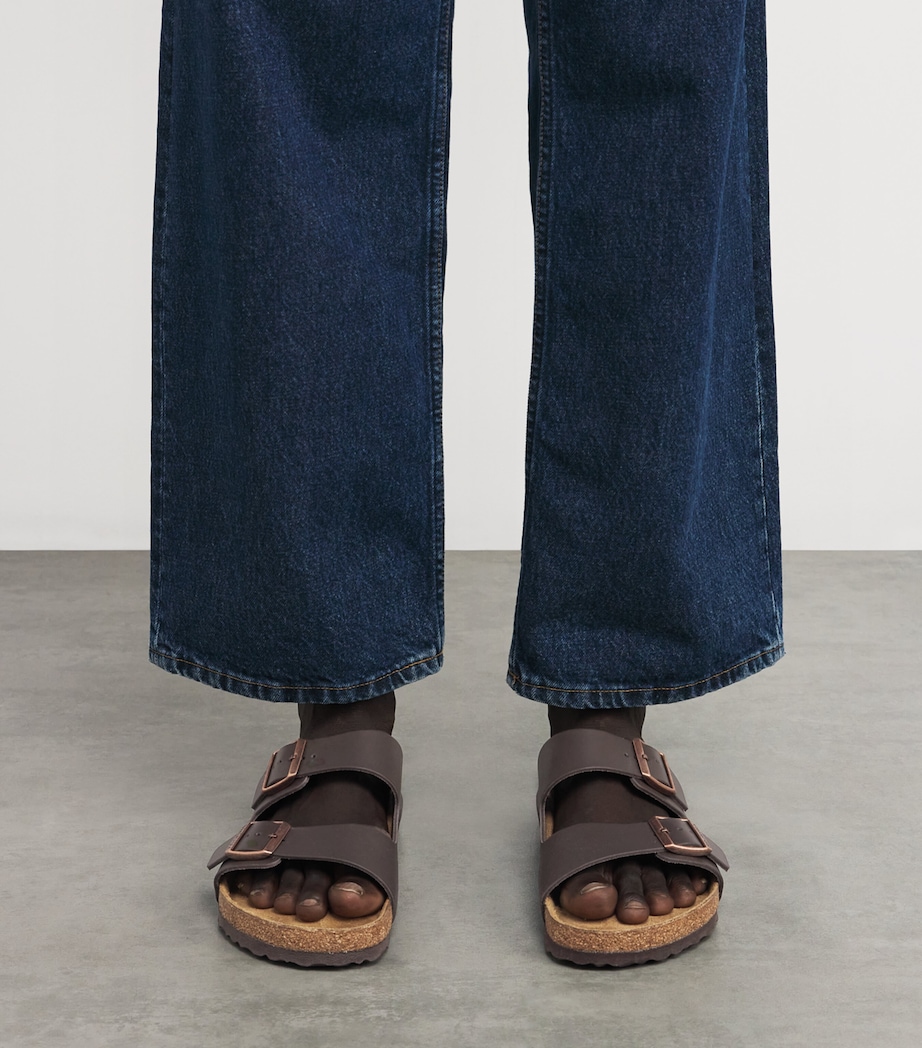 Leather Arizona Sandals DARK BROWN Image 2