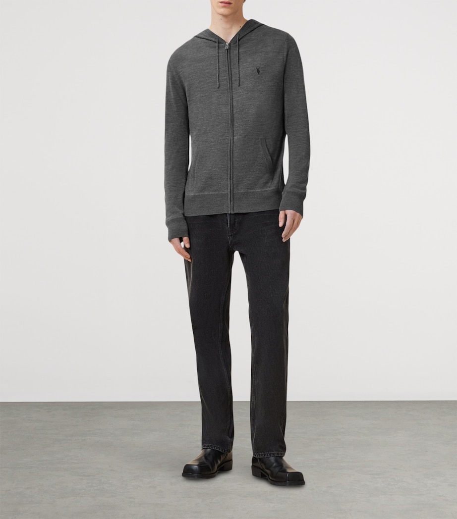 Merino Wool Mode Hoodie MONUMENT GREY Image 2