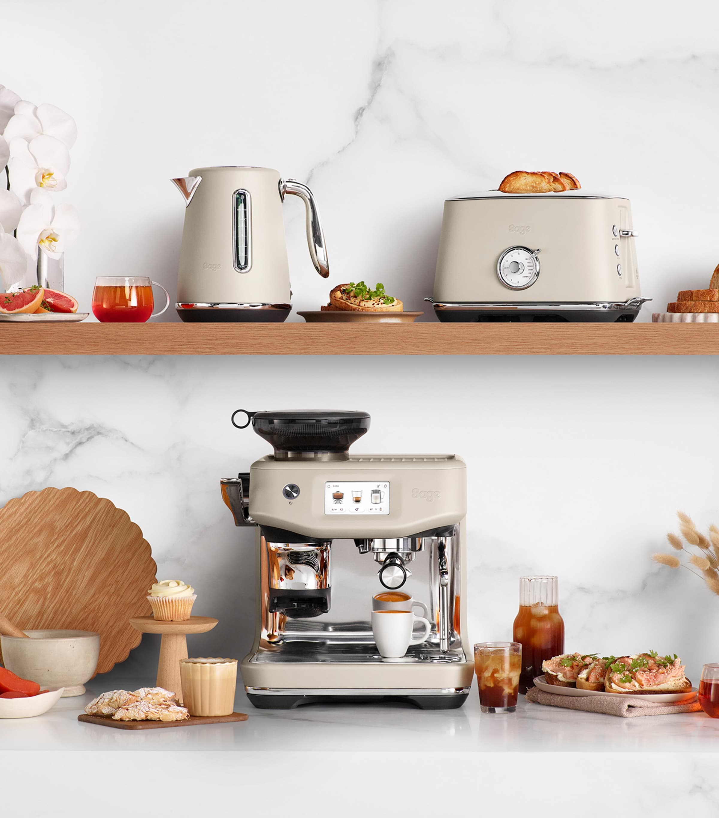 Barista Touch Impress Coffee Machine ALMOND NOUGAT Image 4