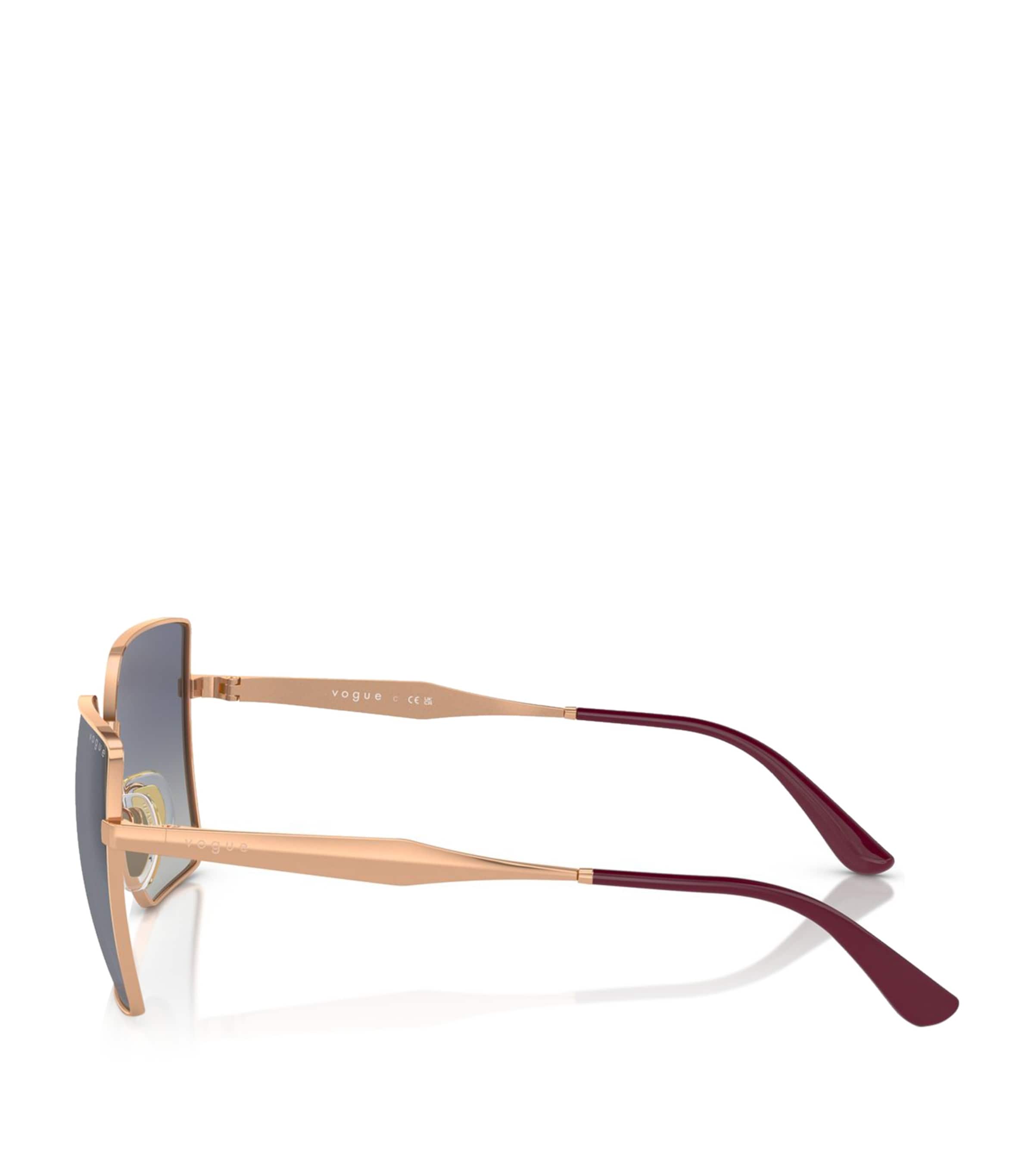 Vogue Metal Square Sunglasses Image 3