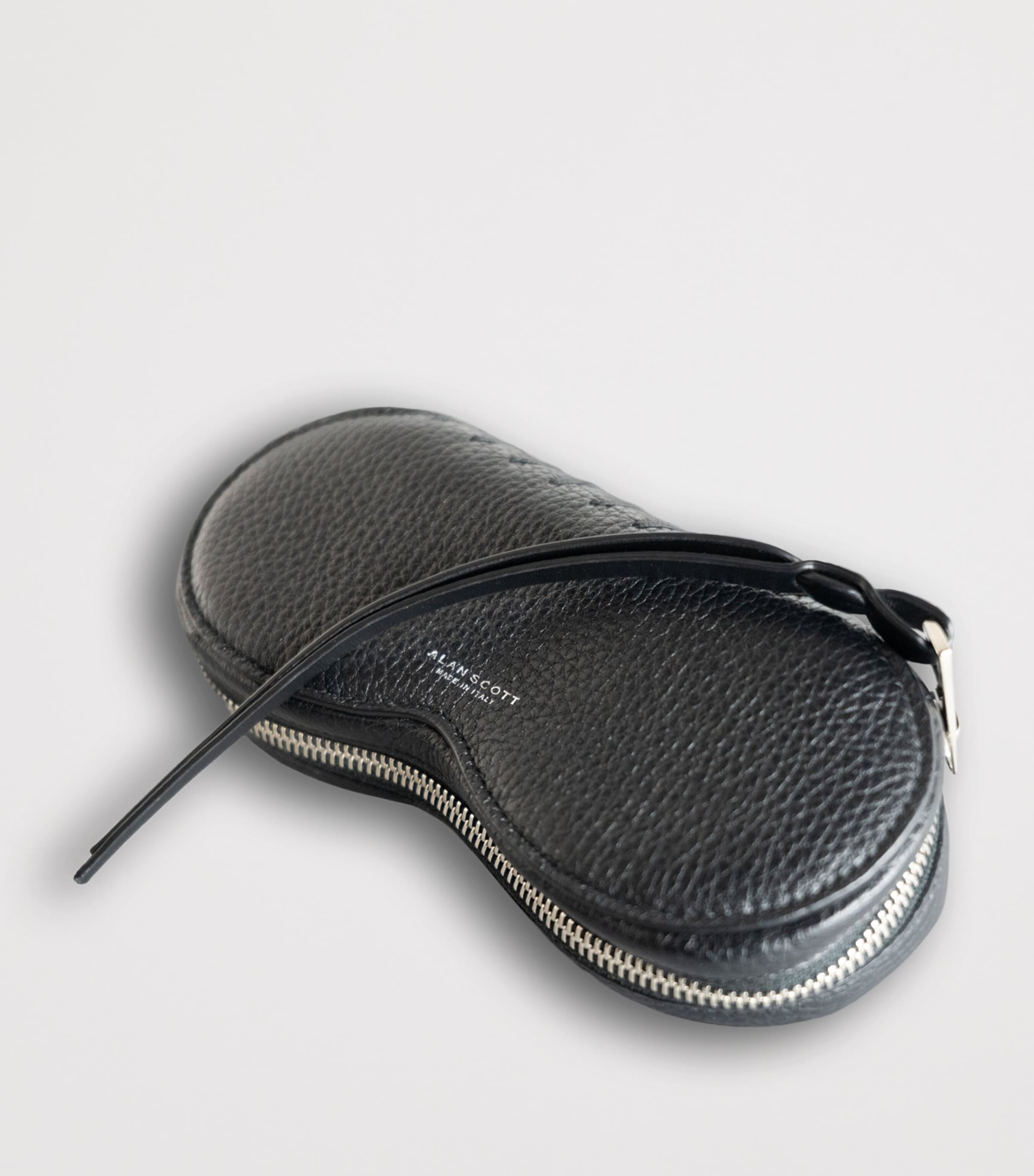 Alan Scott Deerskin Glasses Case Black/black Image 2