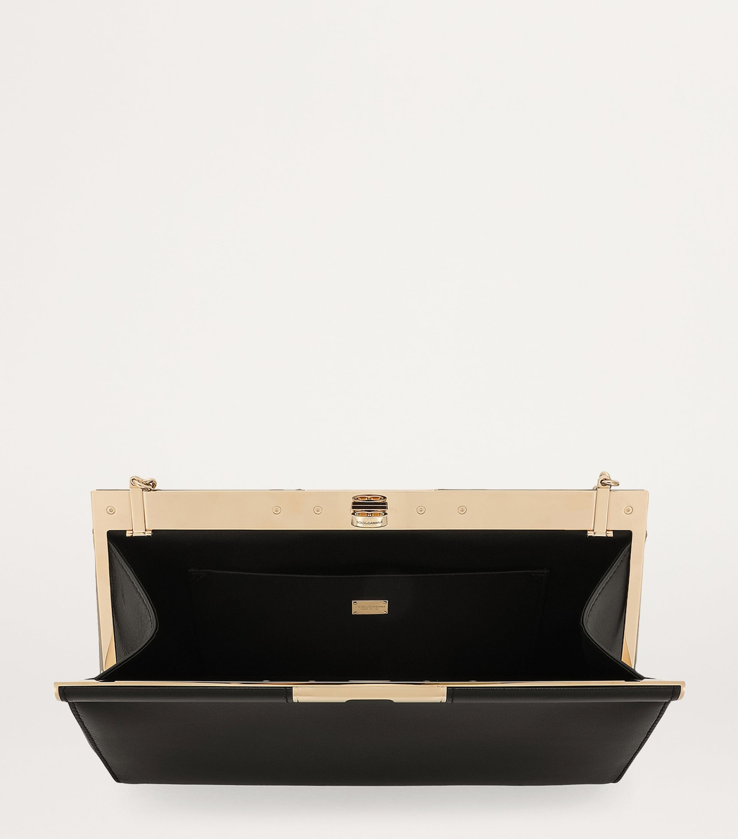 Large Nappa Leather Marlene Shoulder Bag 80999-BLACK Image 4